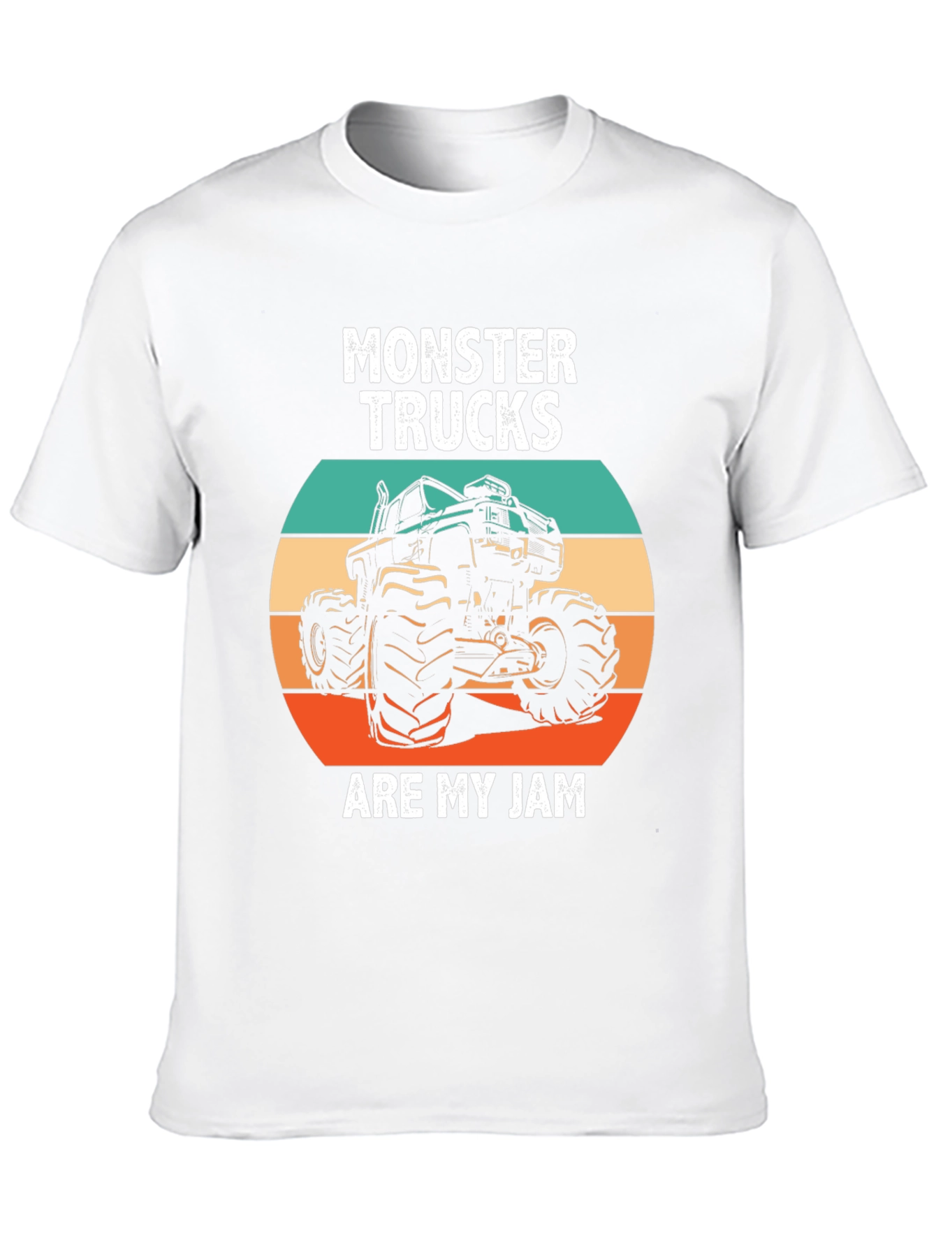 Monster Truck Jam Tee - Bold Graphic Print T-Shirt
