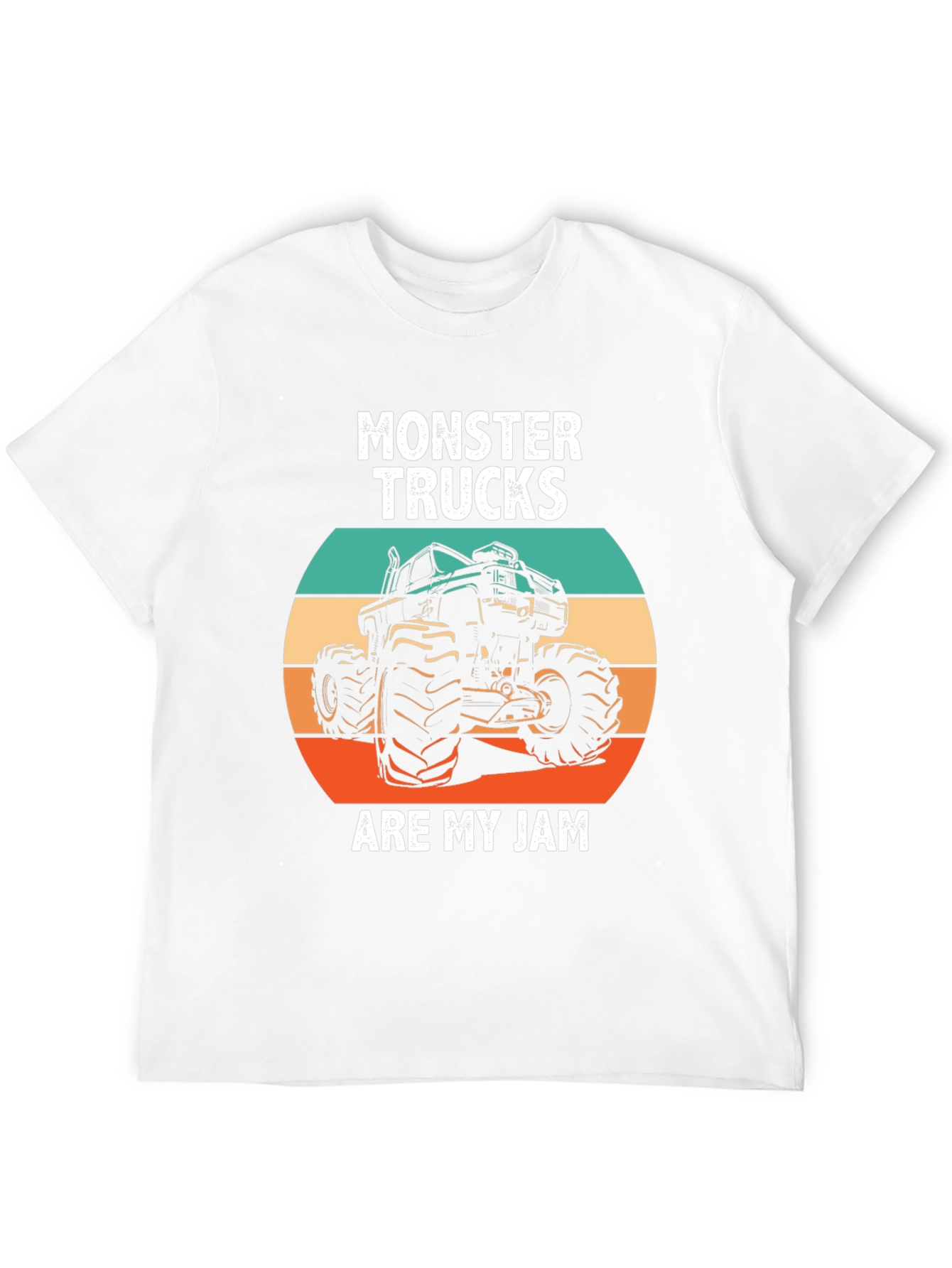 Monster Truck Jam Tee - Bold Graphic Print T-Shirt