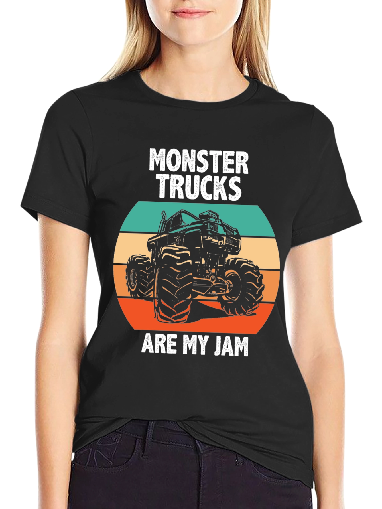 Monster Truck Jam Tee - Bold Graphic Print T-Shirt