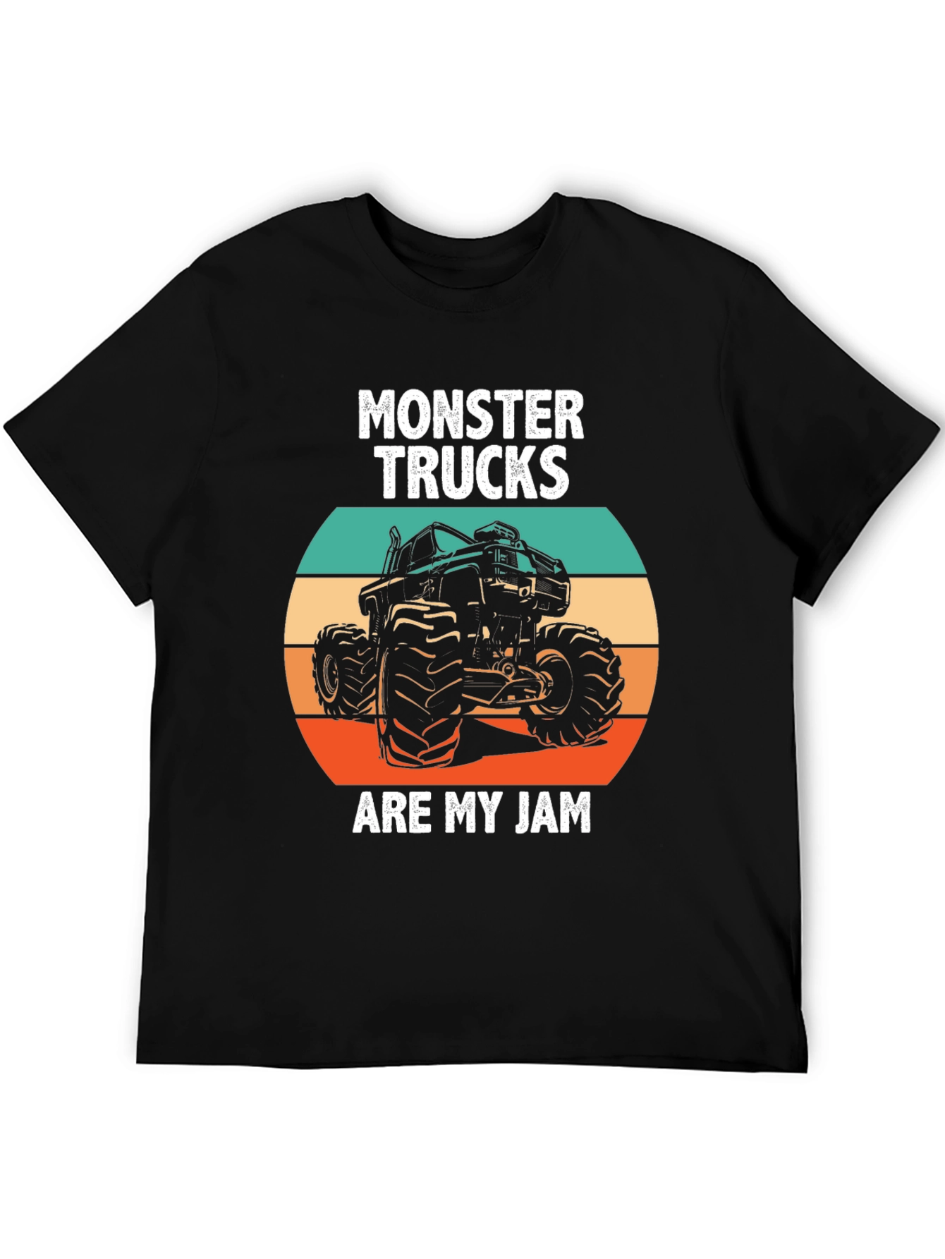 Monster Truck Jam Tee - Bold Graphic Print T-Shirt