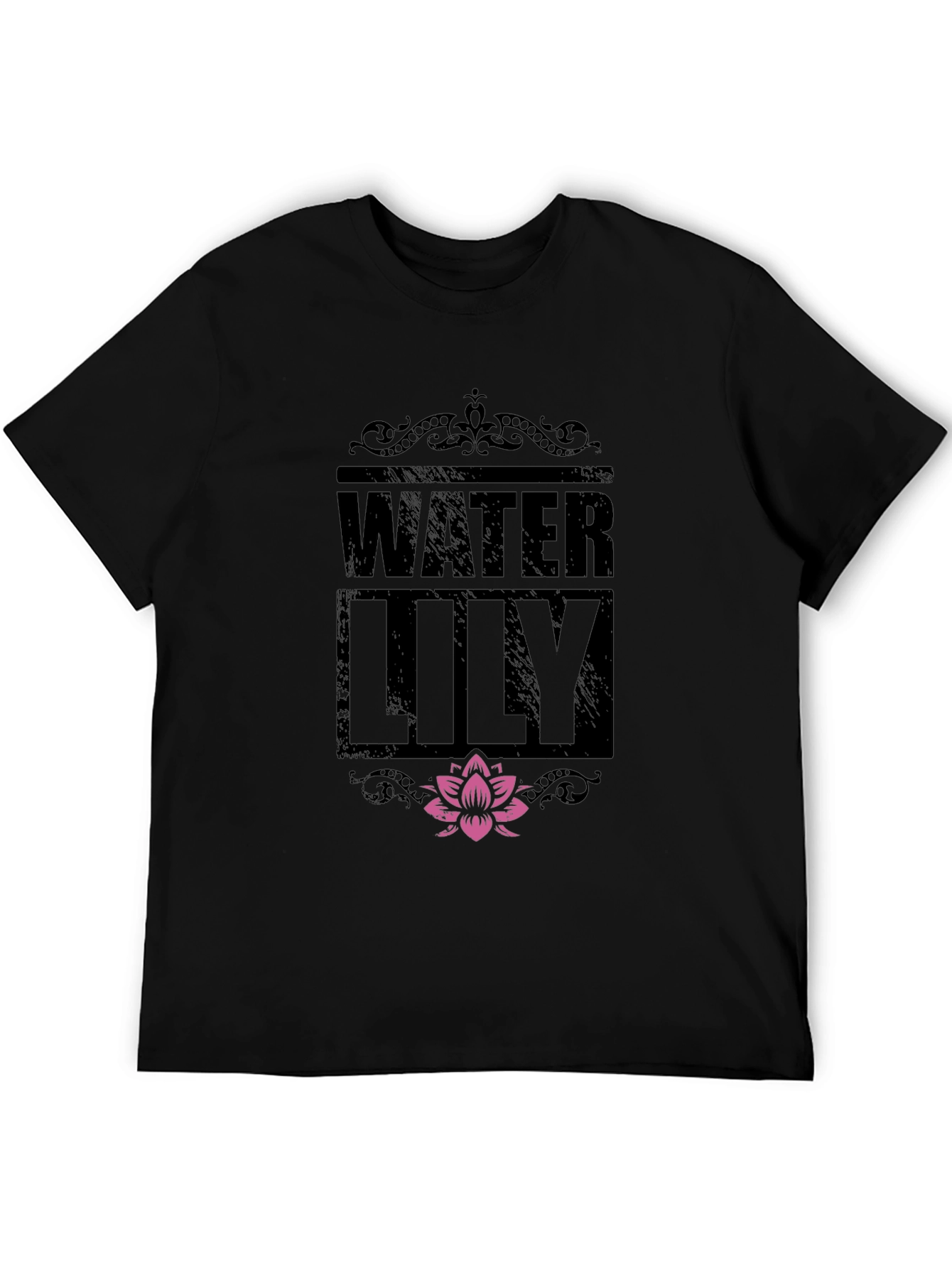 Water Lily Graphic Print T-Shirt