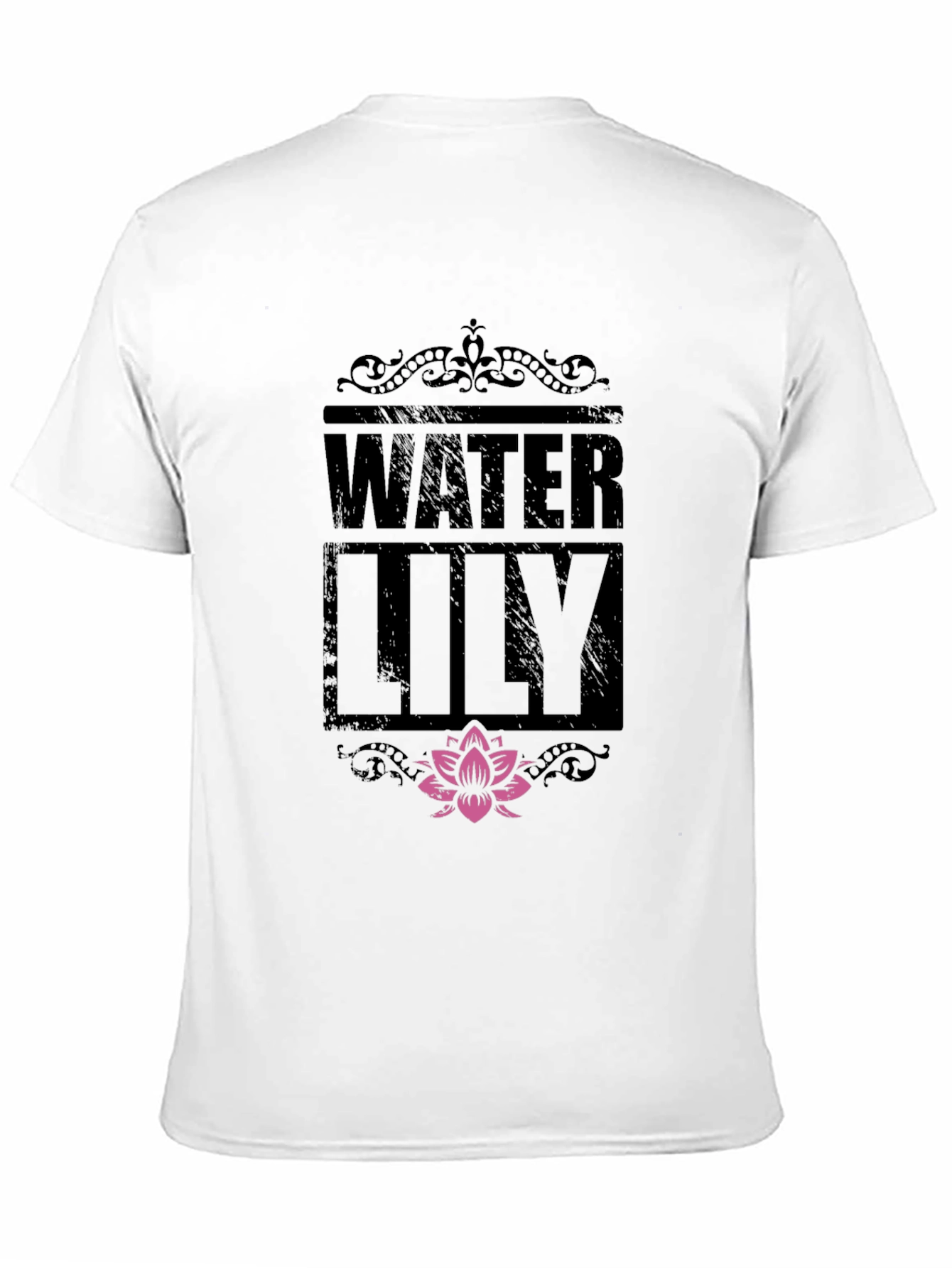 Water Lily Graphic Print T-Shirt