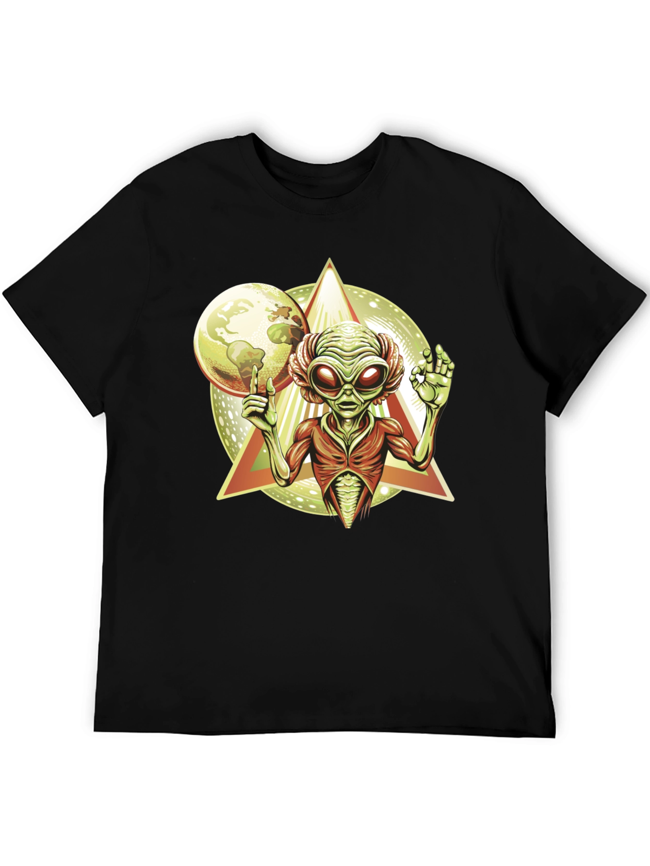 Alien Graphic Tee - Cosmic Design