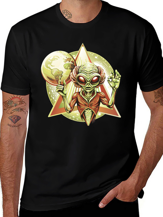 Alien Graphic Tee - Cosmic Design