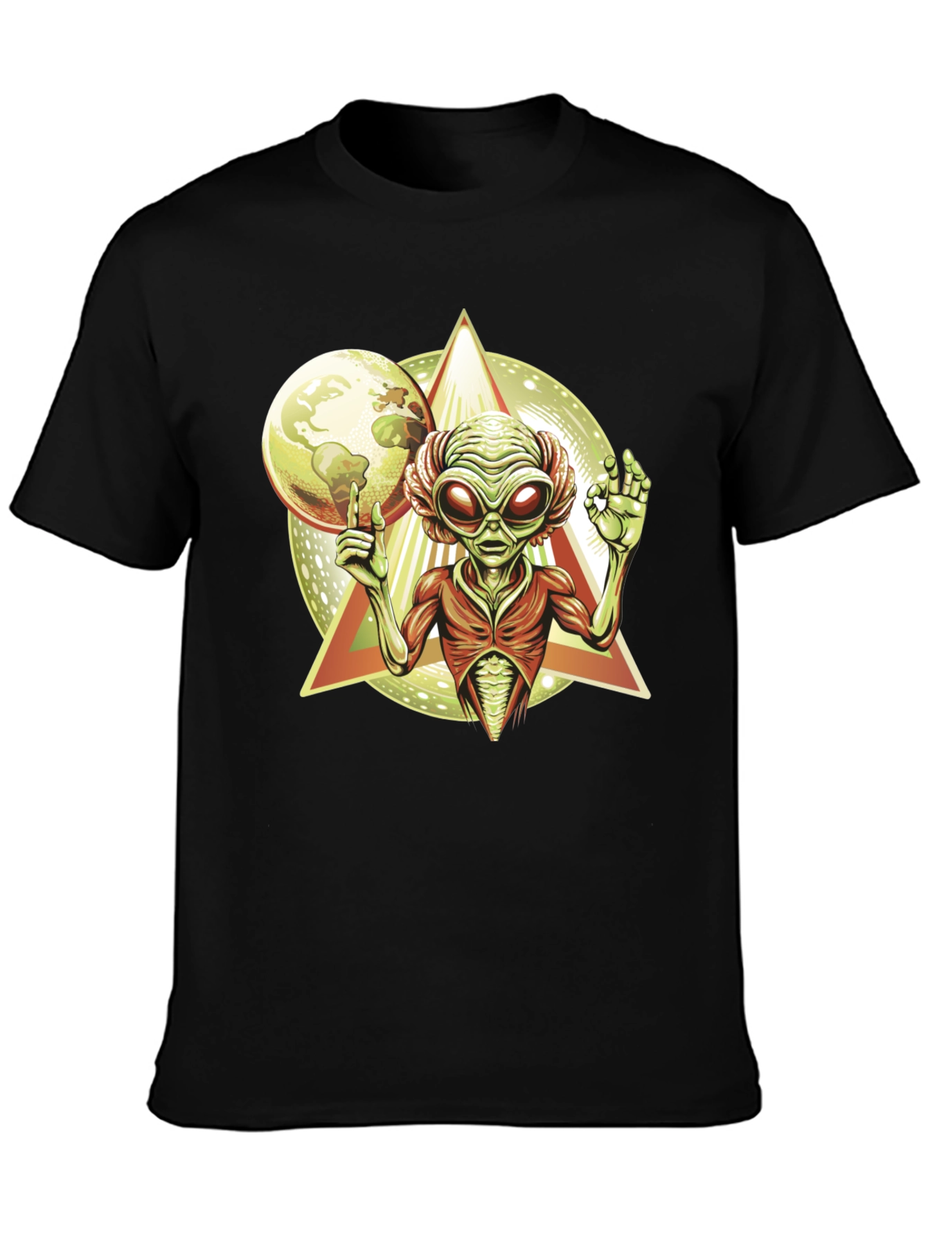 Alien Graphic Tee - Cosmic Design