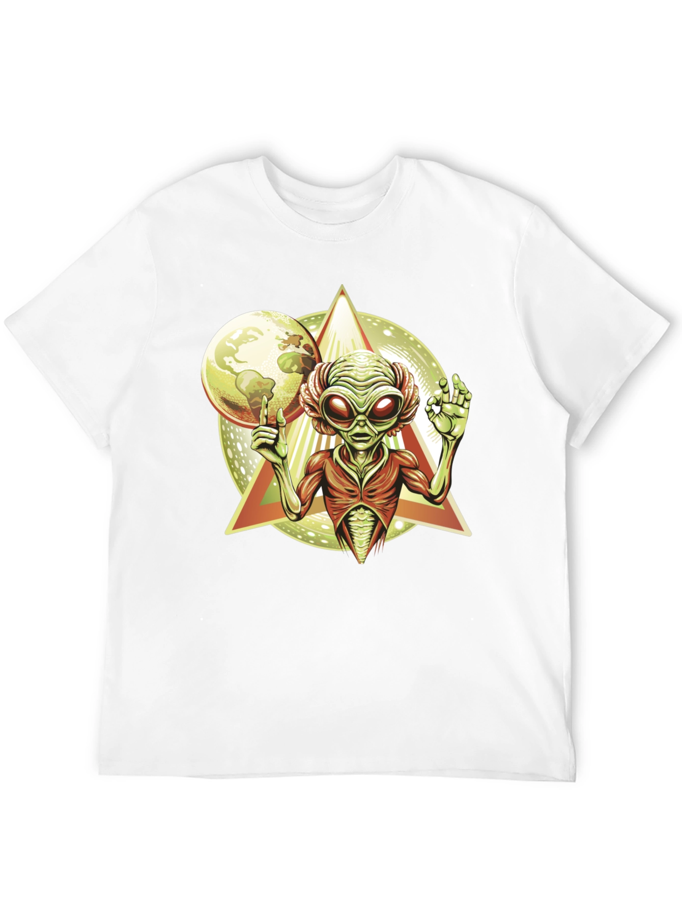 Alien Graphic Tee - Cosmic Design