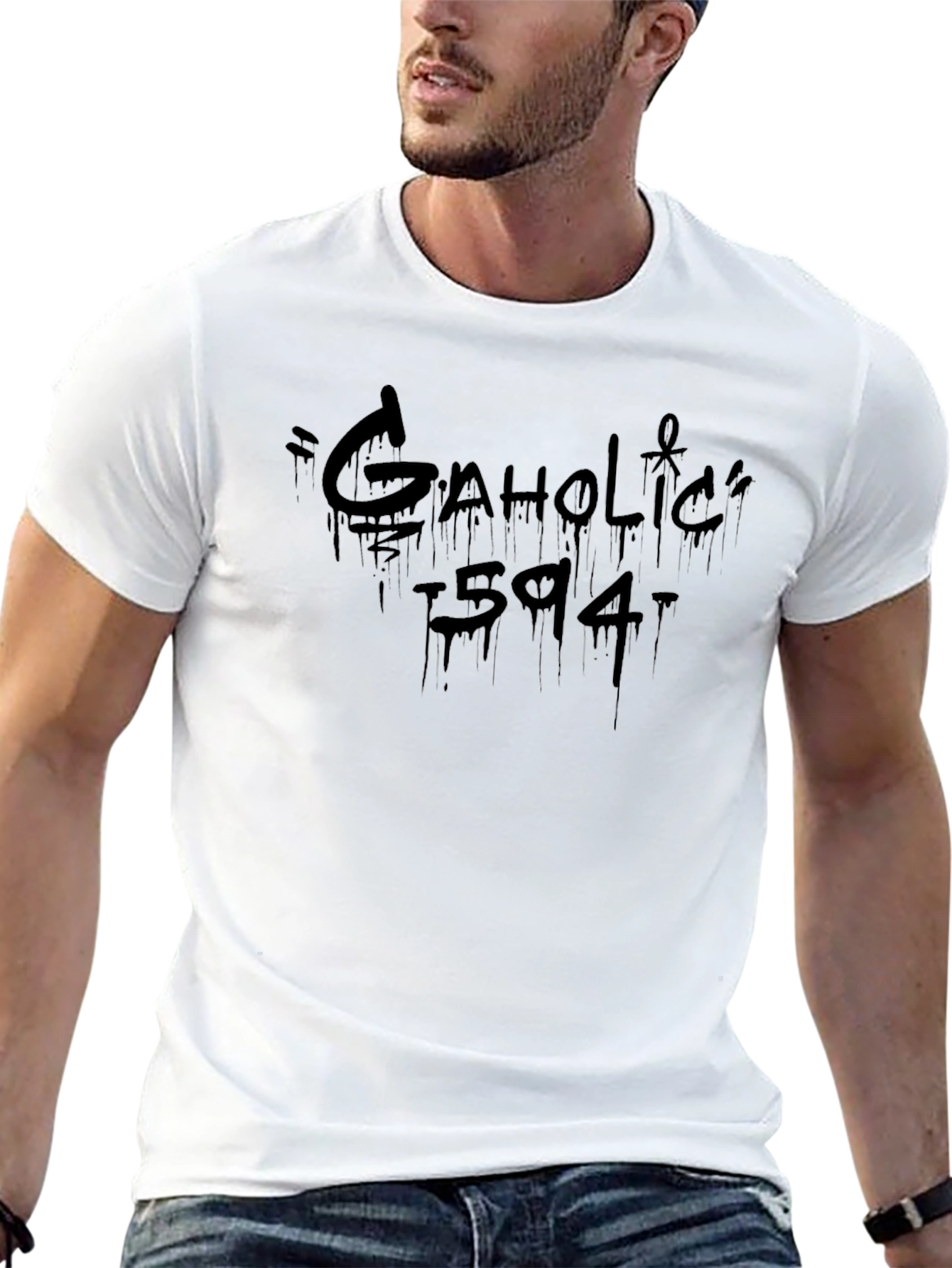 Gaholic 1594 Black Graphic Tee