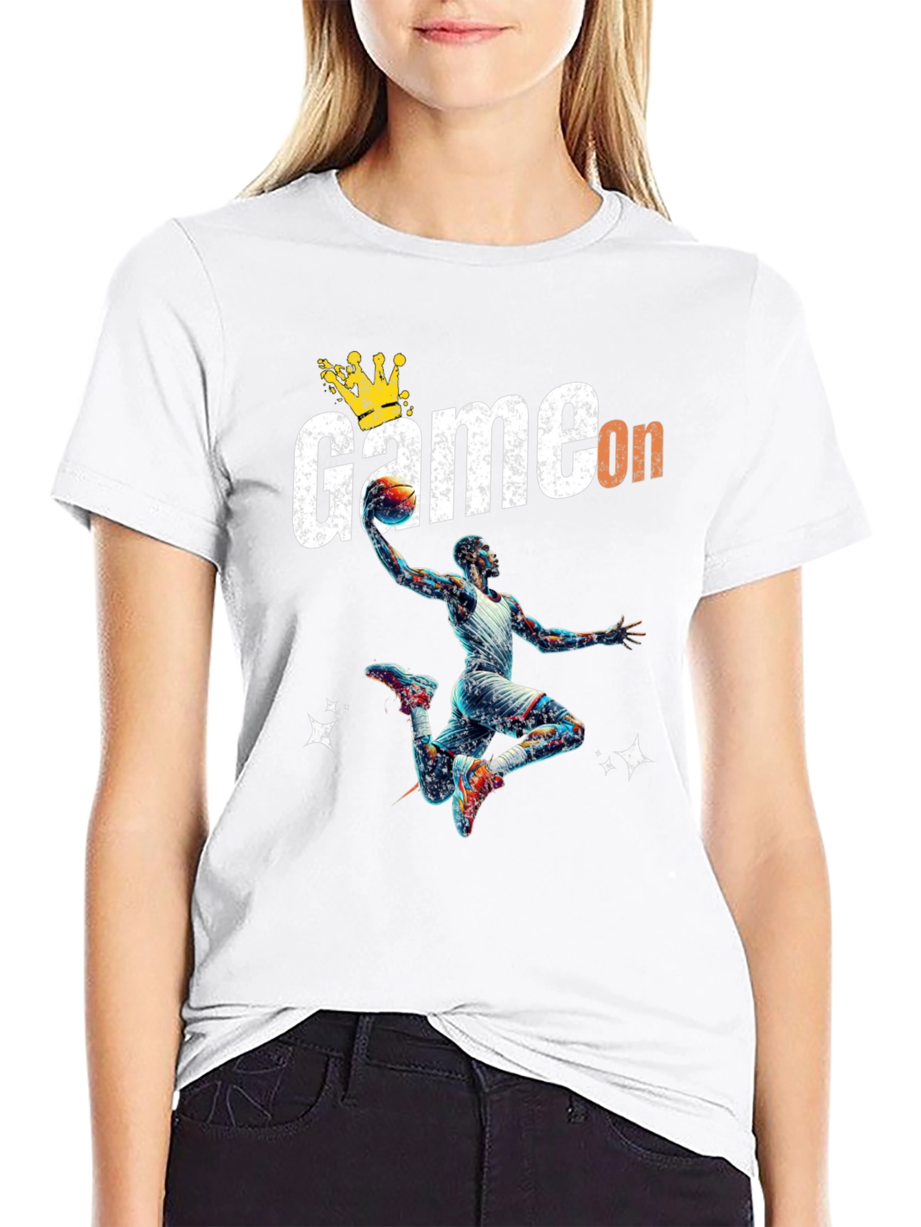 Game On Black Basketball T-Shirt