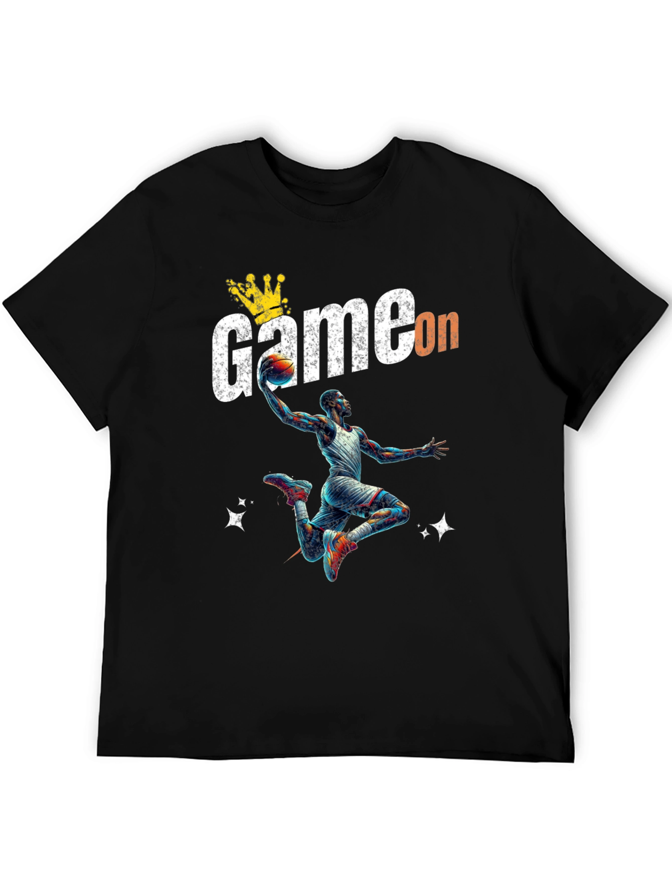 Game On Black Basketball T-Shirt