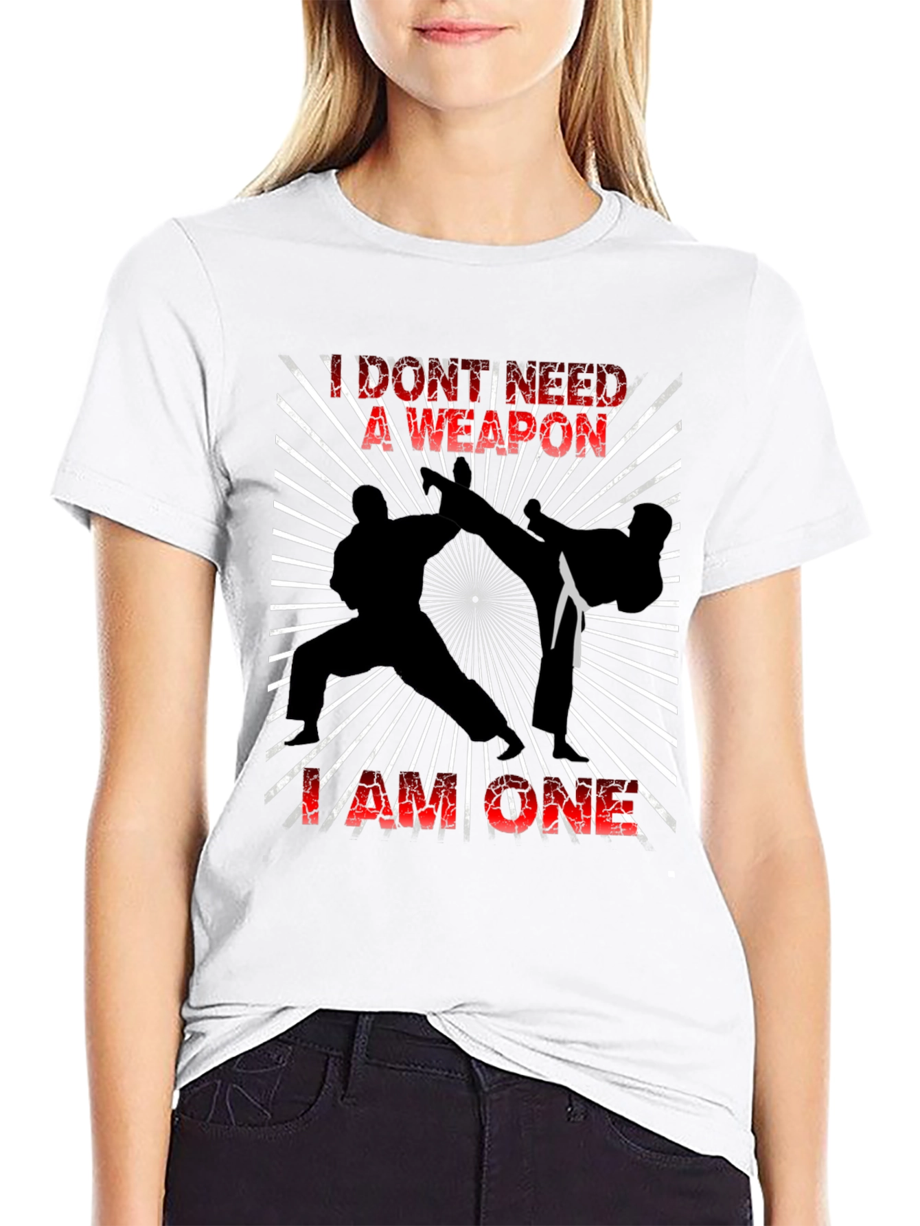 I Am The Weapon Graphic Tee - Black T-Shirt
