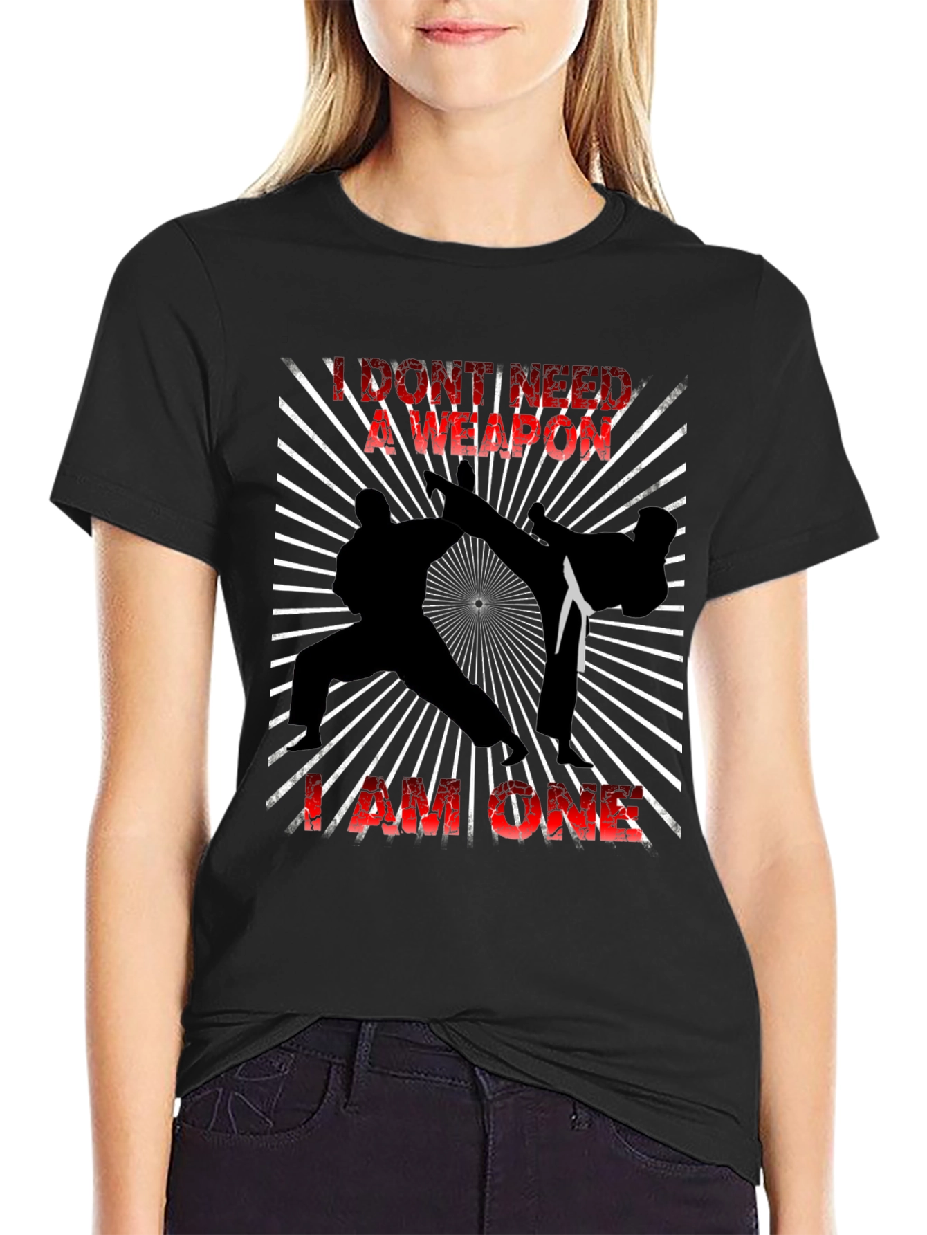 I Am The Weapon Graphic Tee - Black T-Shirt