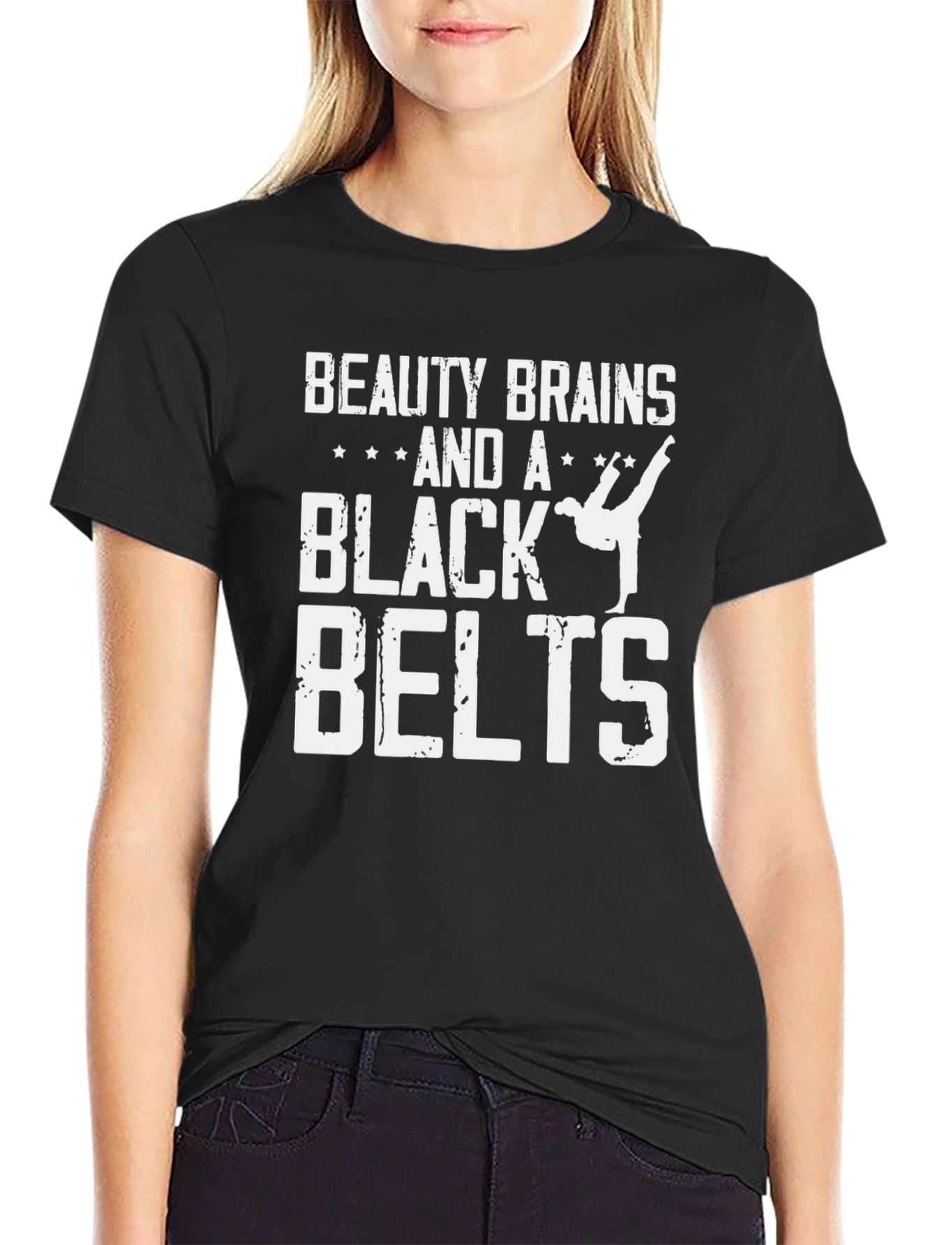Beauty Brains and Black Belts T-Shirt