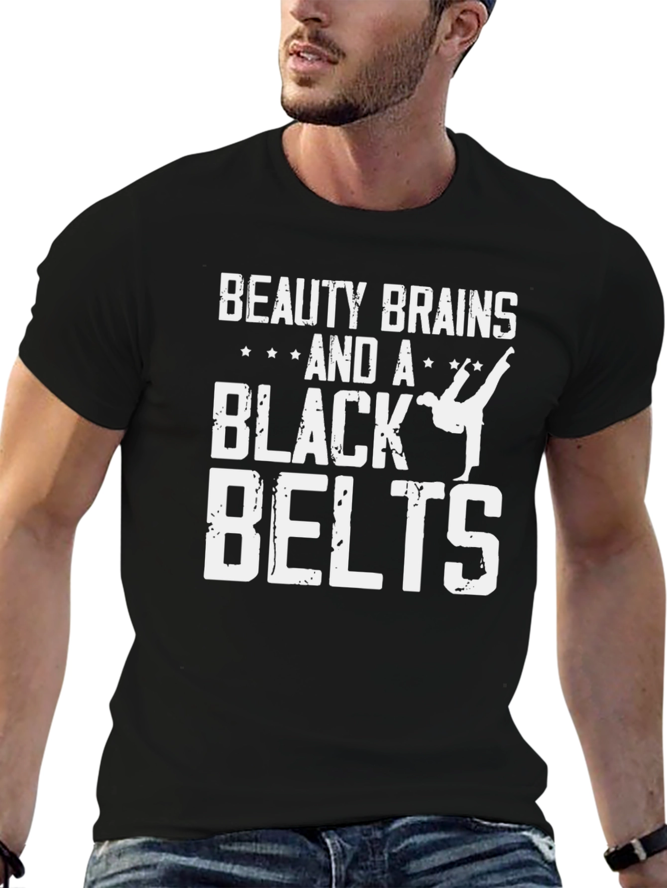 Beauty Brains and Black Belts T-Shirt