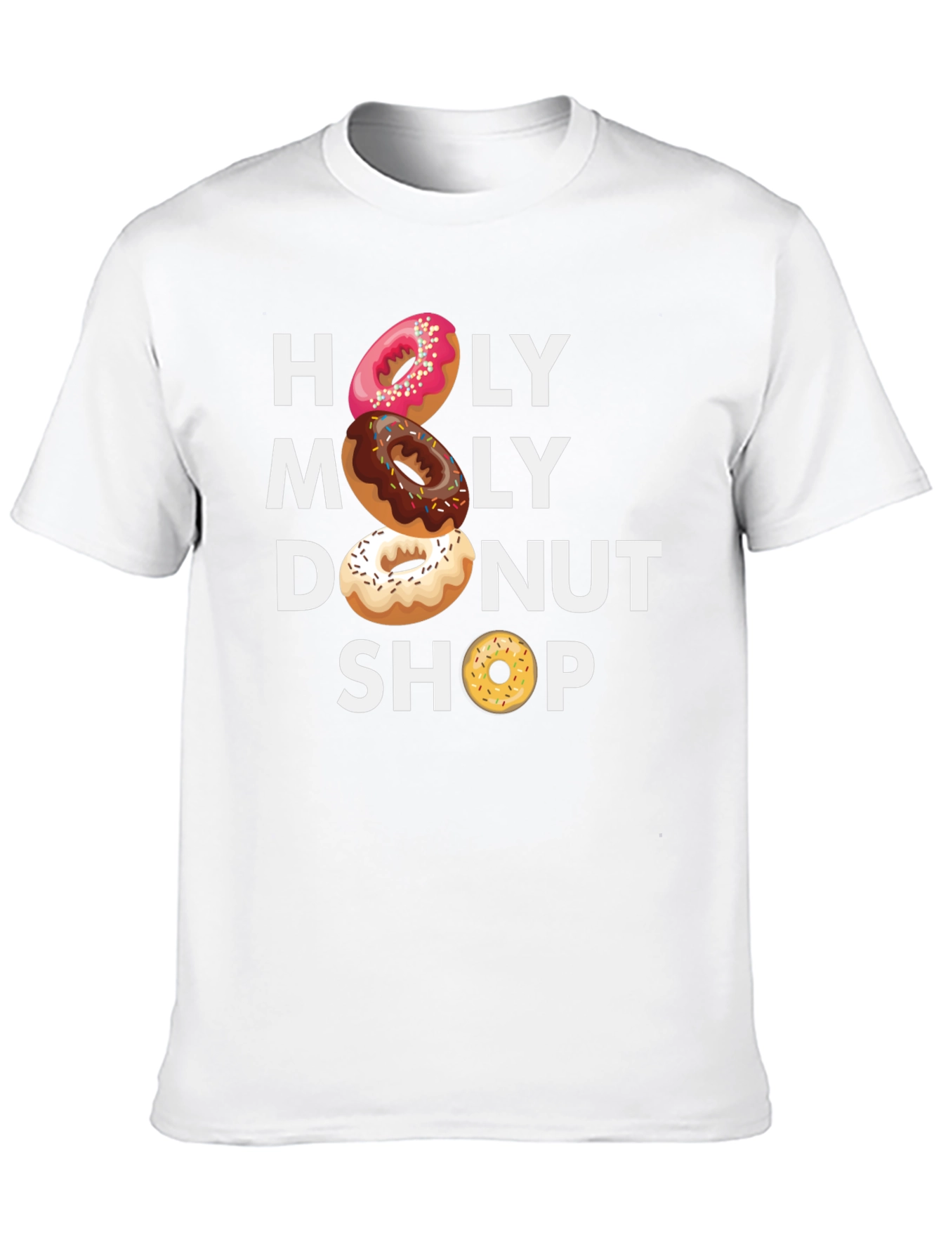 Holy Moly Donut Shop Graphic T-Shirt