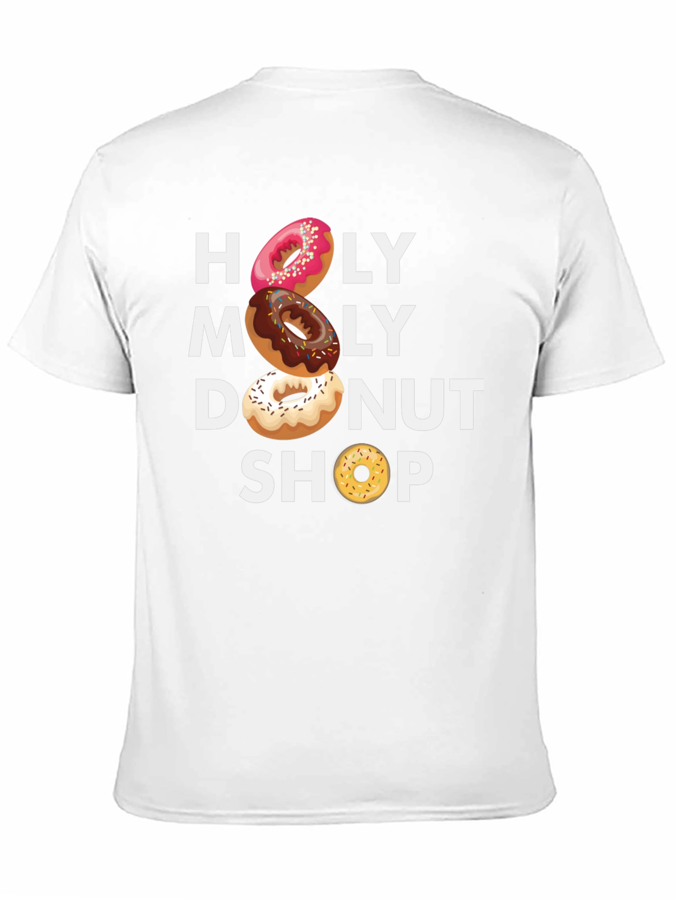 Holy Moly Donut Shop Graphic T-Shirt