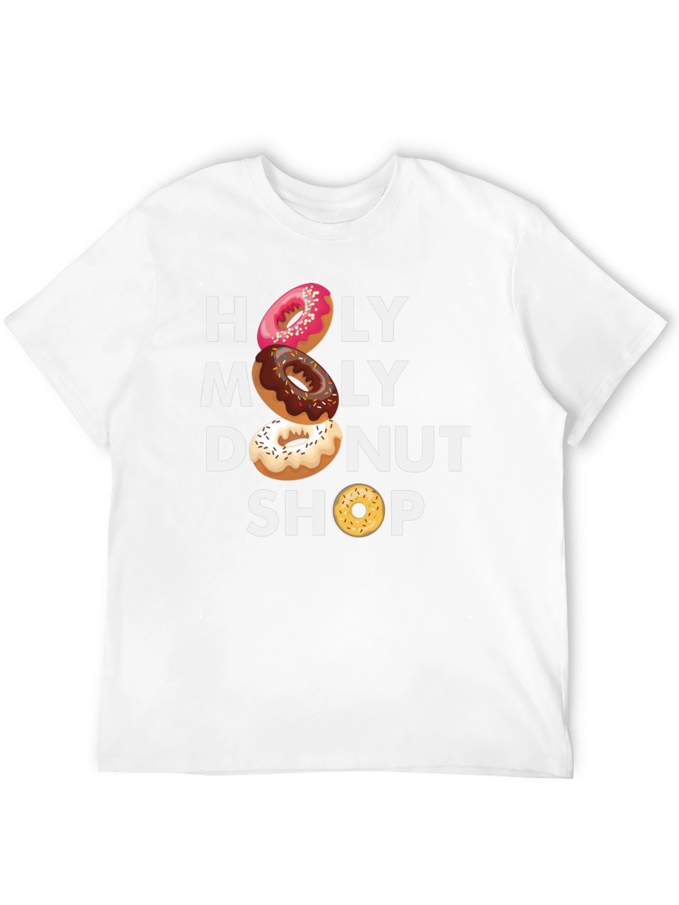 Holy Moly Donut Shop Graphic T-Shirt
