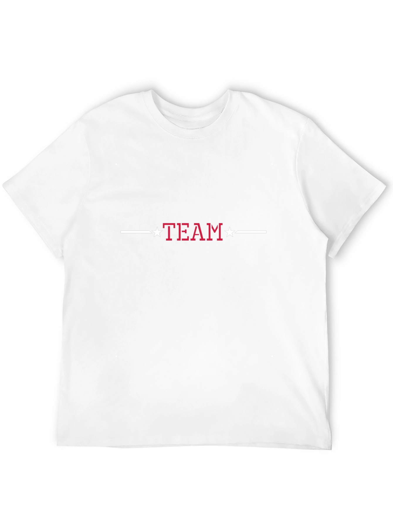Team Star Graphic Tee - Black Cotton T-Shirt