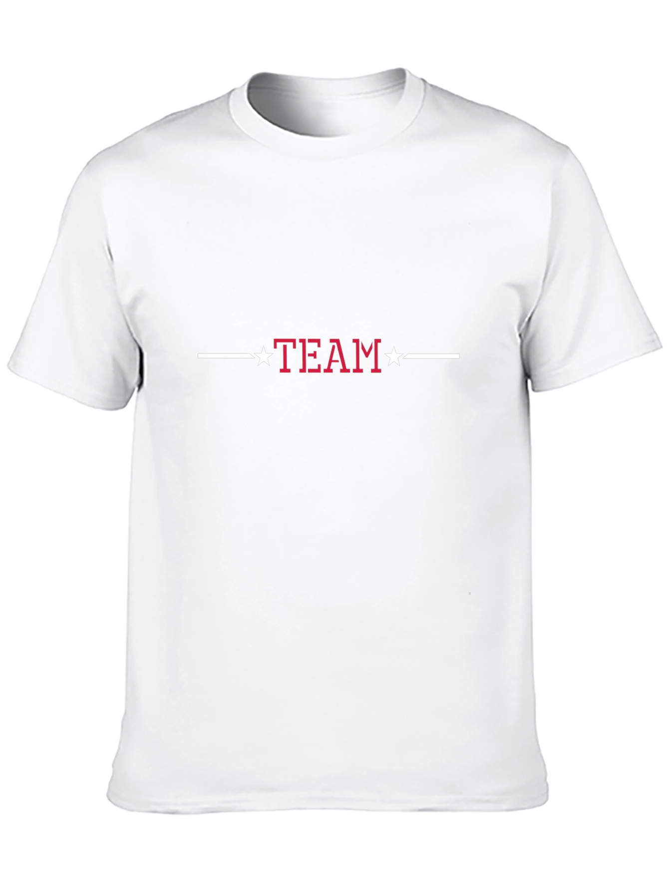 Team Star Graphic Tee - Black Cotton T-Shirt