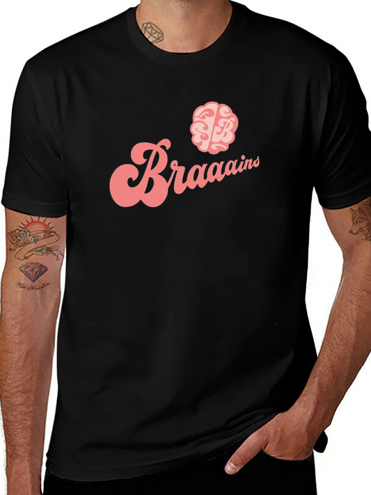 Braaaains Graphic Tee - Zombie Lovers T-Shirt