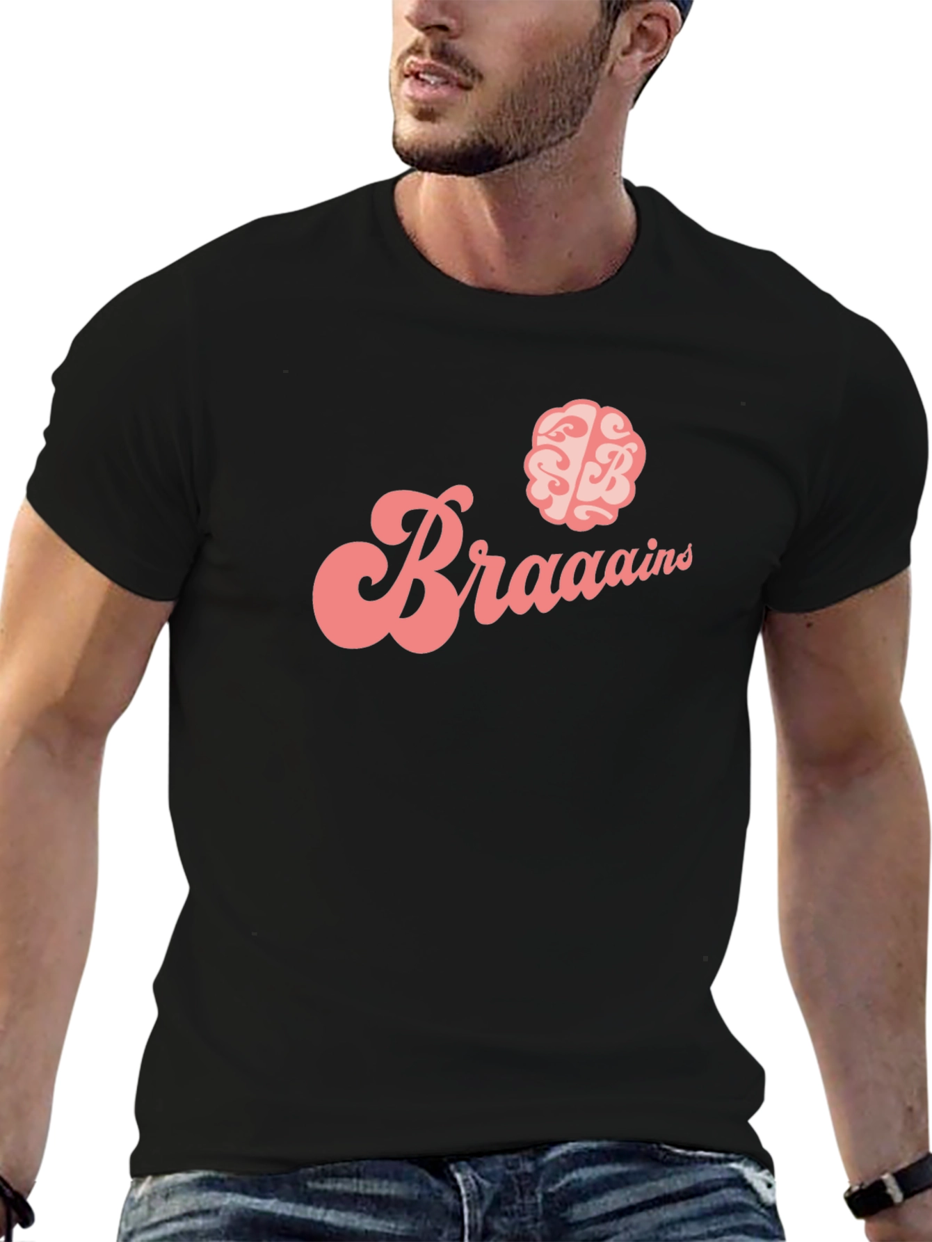 Braaaains Graphic Tee - Zombie Lovers T-Shirt