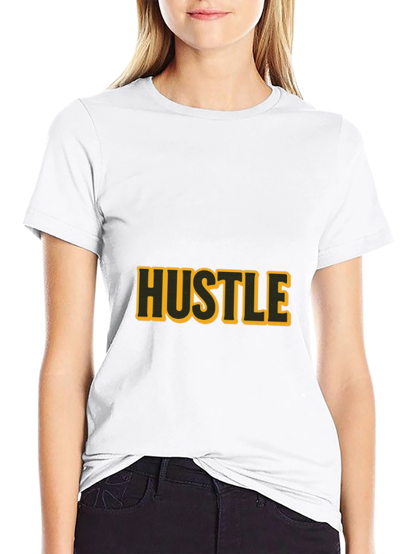 Black Hustle Graphic T-Shirt