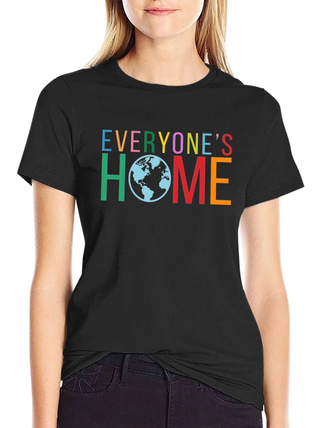 Everyones Home Graphic Tee - Black