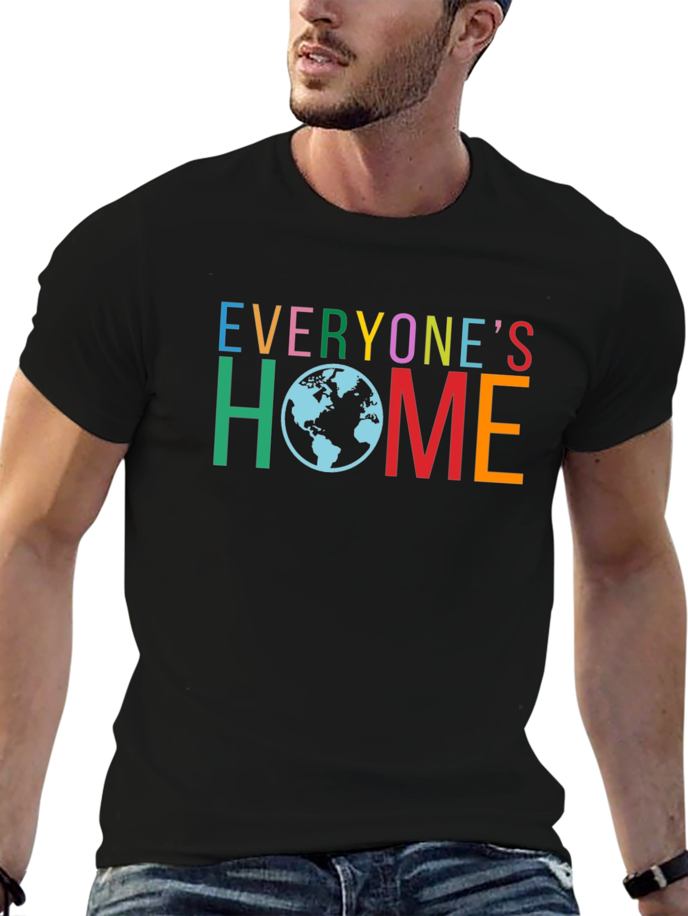 Everyones Home Graphic Tee - Black