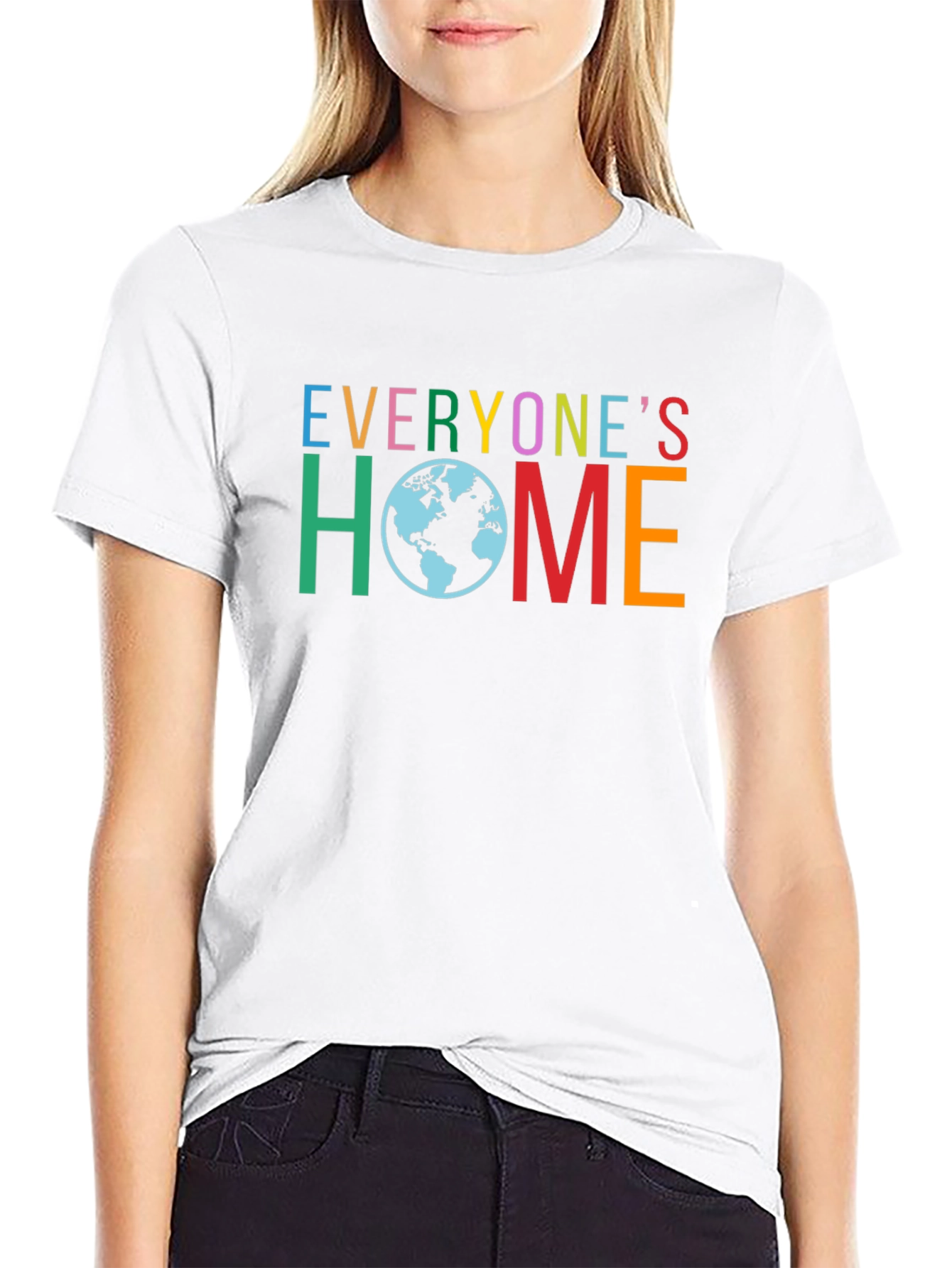 Everyones Home Graphic Tee - Black