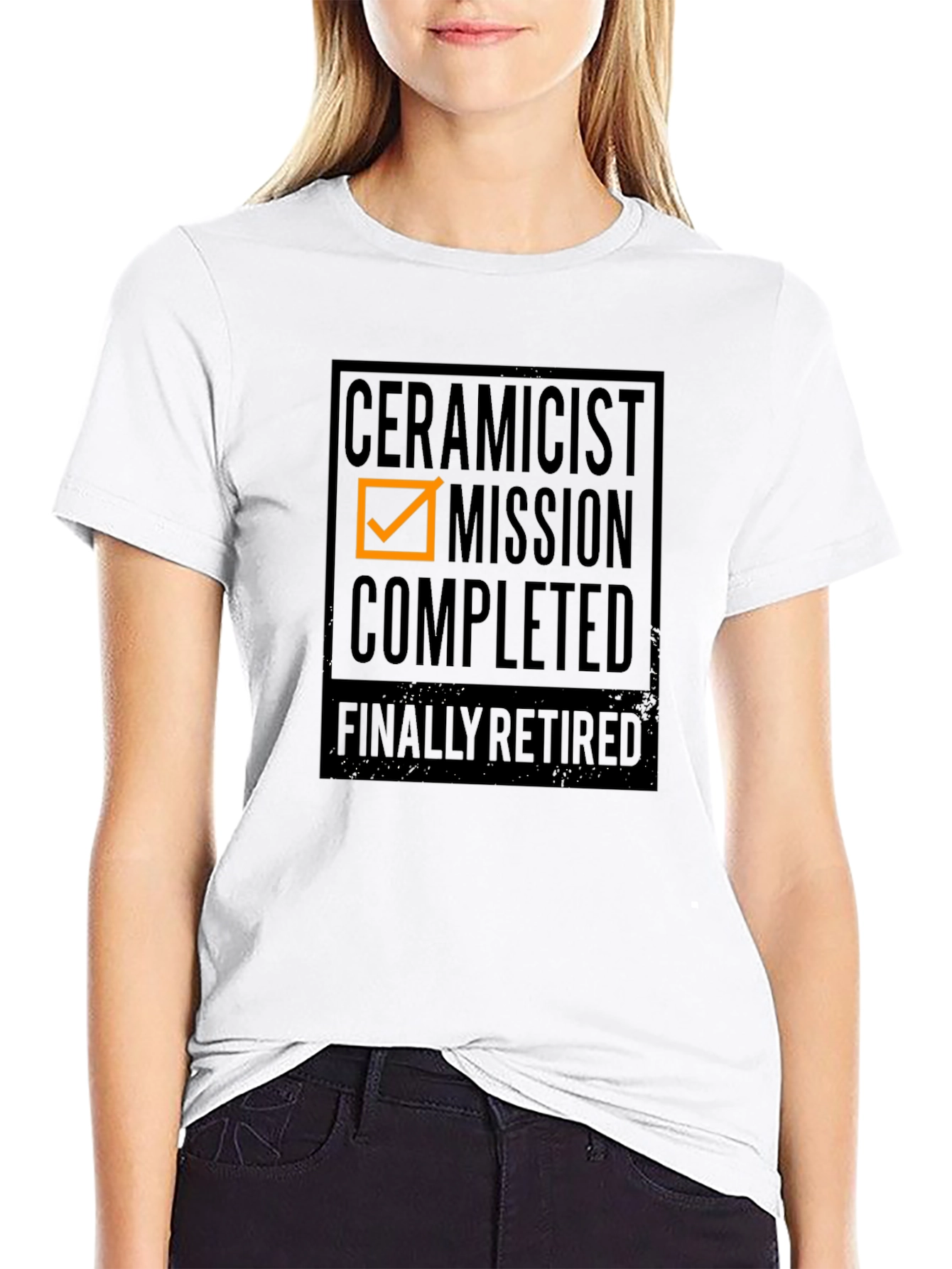 Ceramicist Mission Completed Retired Graphic Tee