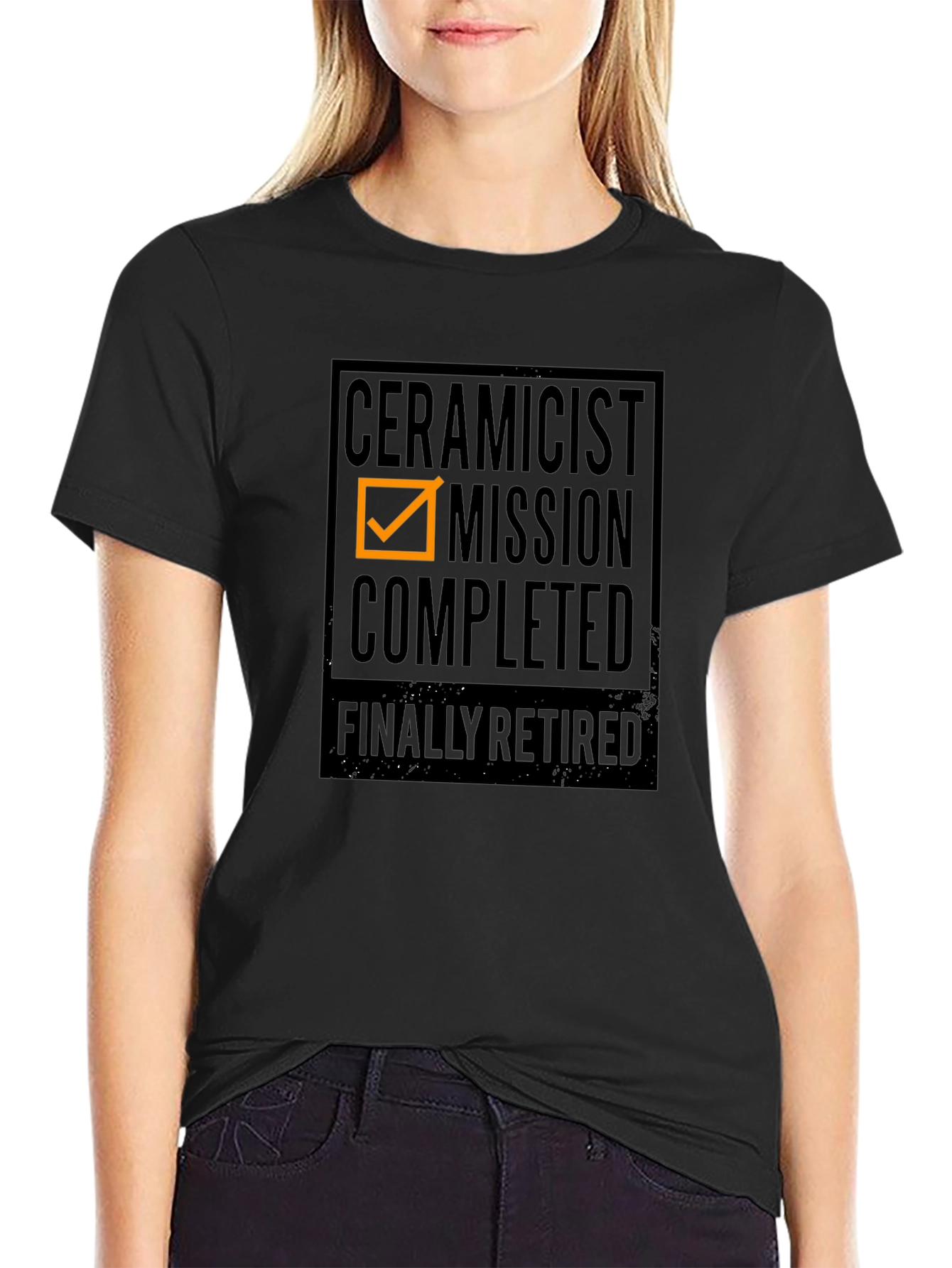 Ceramicist Mission Completed Retired Graphic Tee