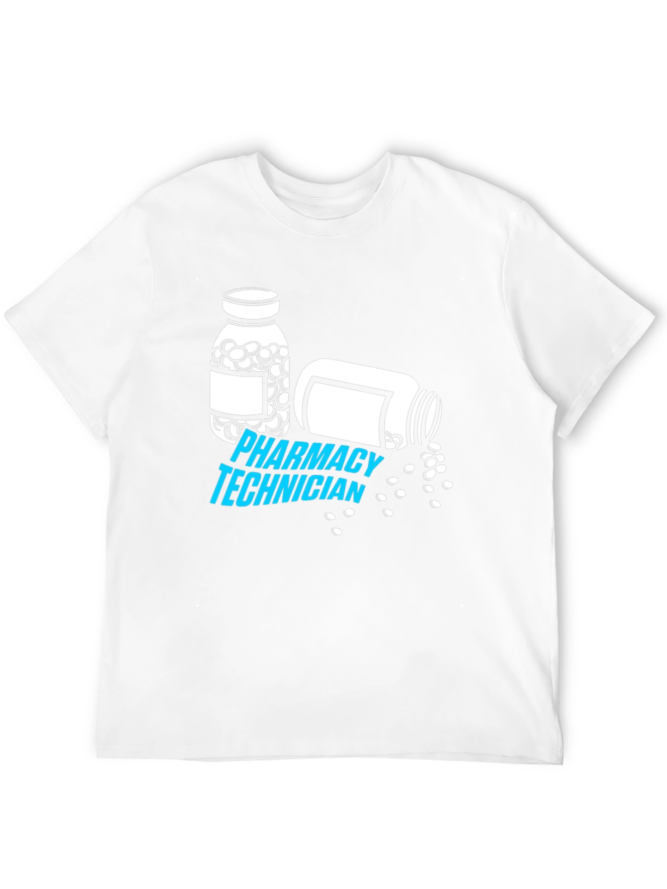 Pharmacy Technician T-Shirt - Pill Bottle Graphic