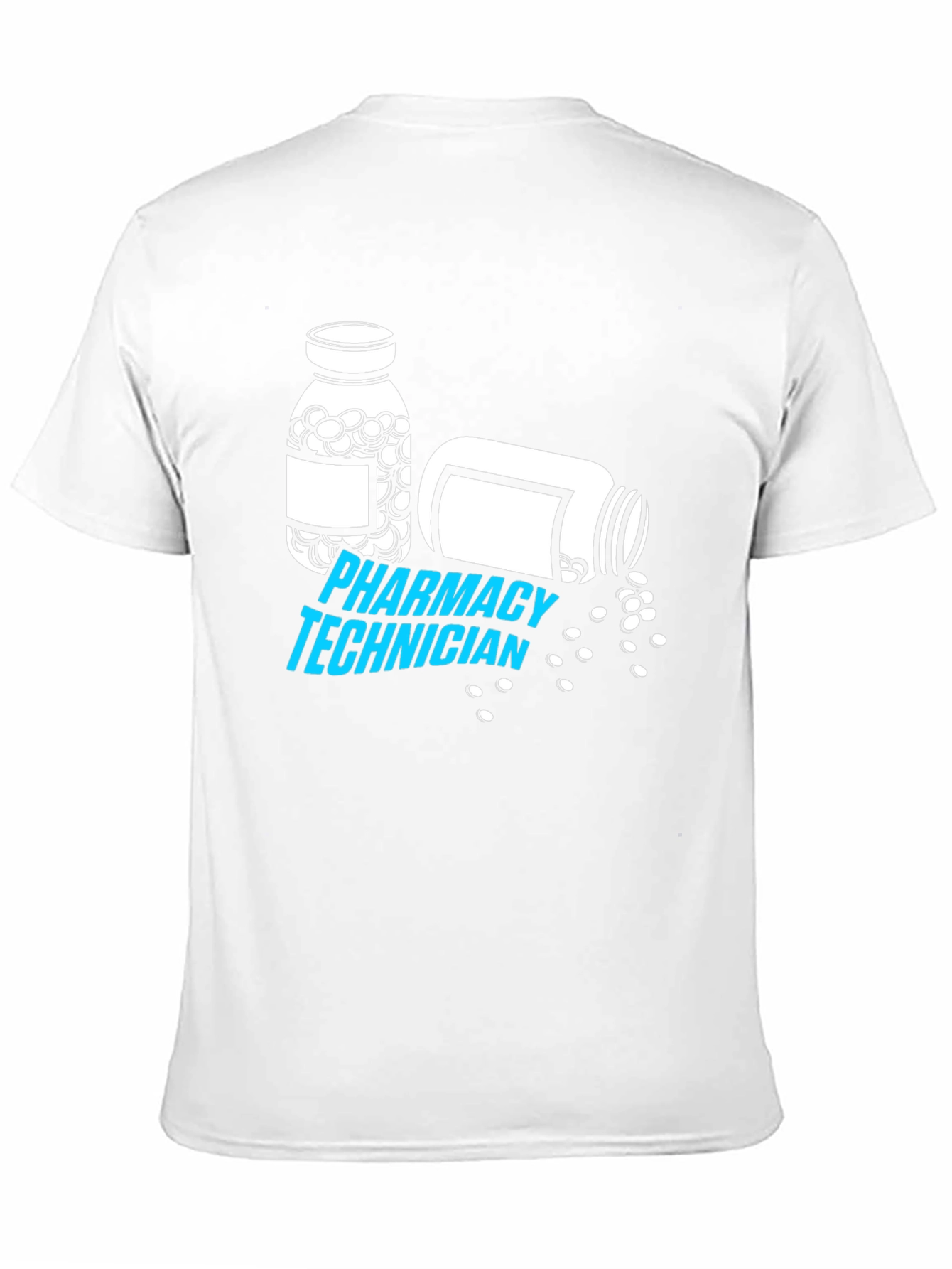 Pharmacy Technician T-Shirt - Pill Bottle Graphic