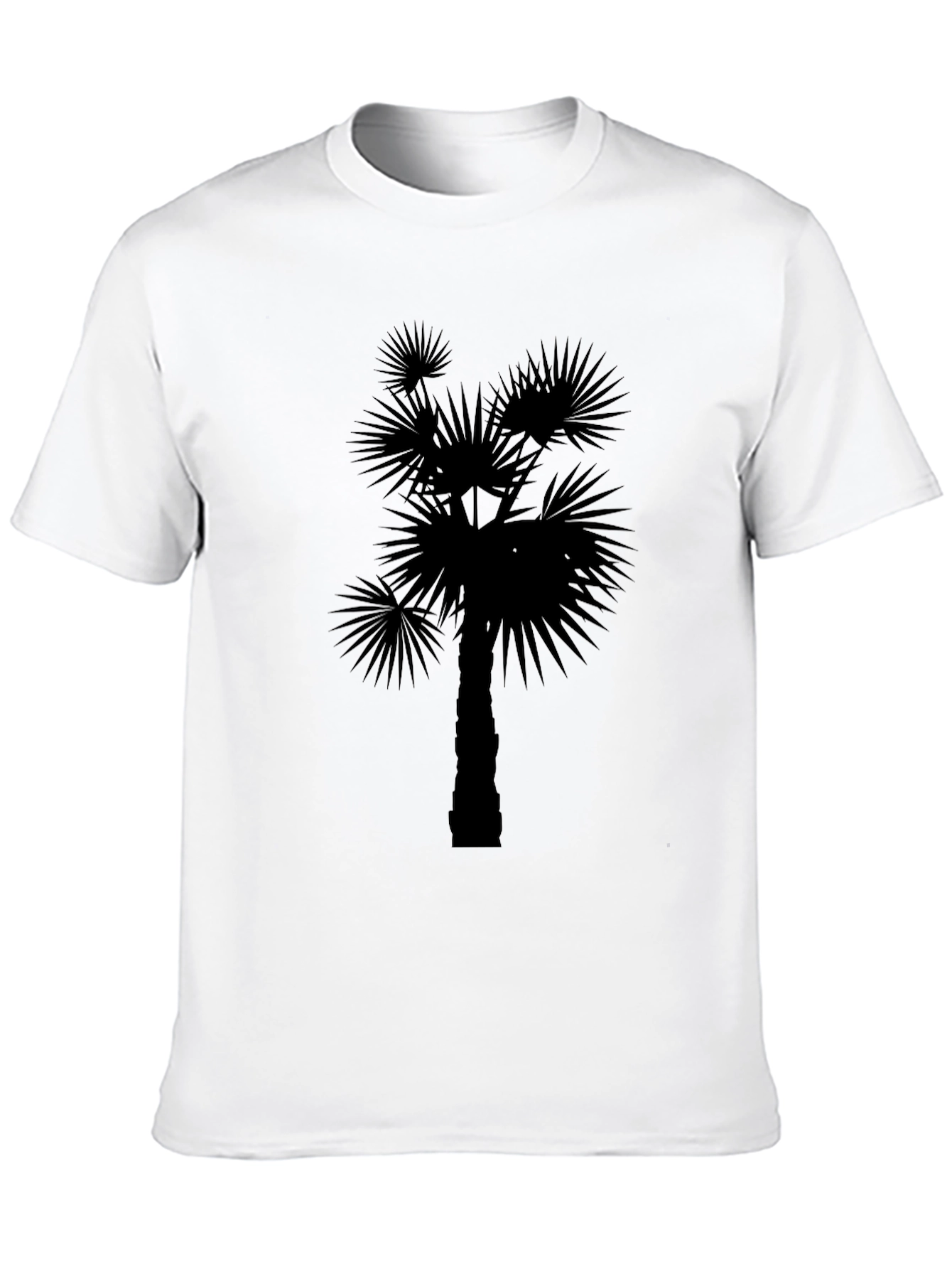 Palm Tree Silhouette Black T-Shirt