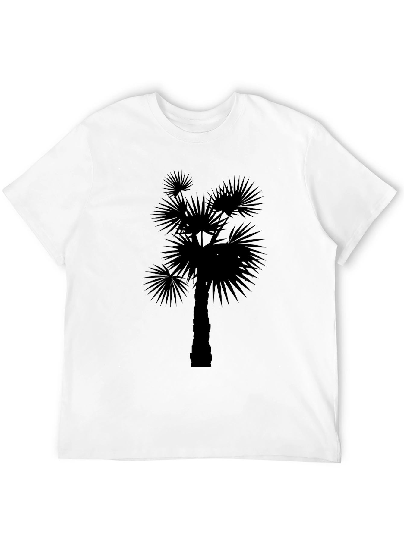 Palm Tree Silhouette Black T-Shirt