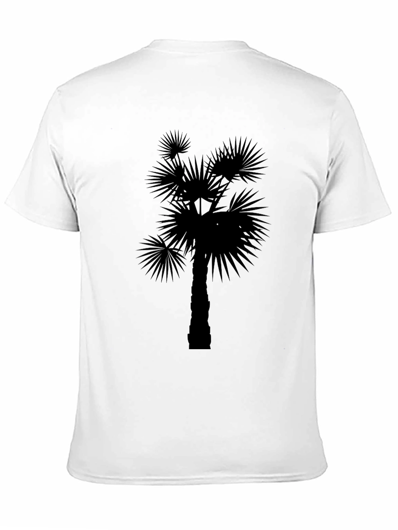 Palm Tree Silhouette Black T-Shirt