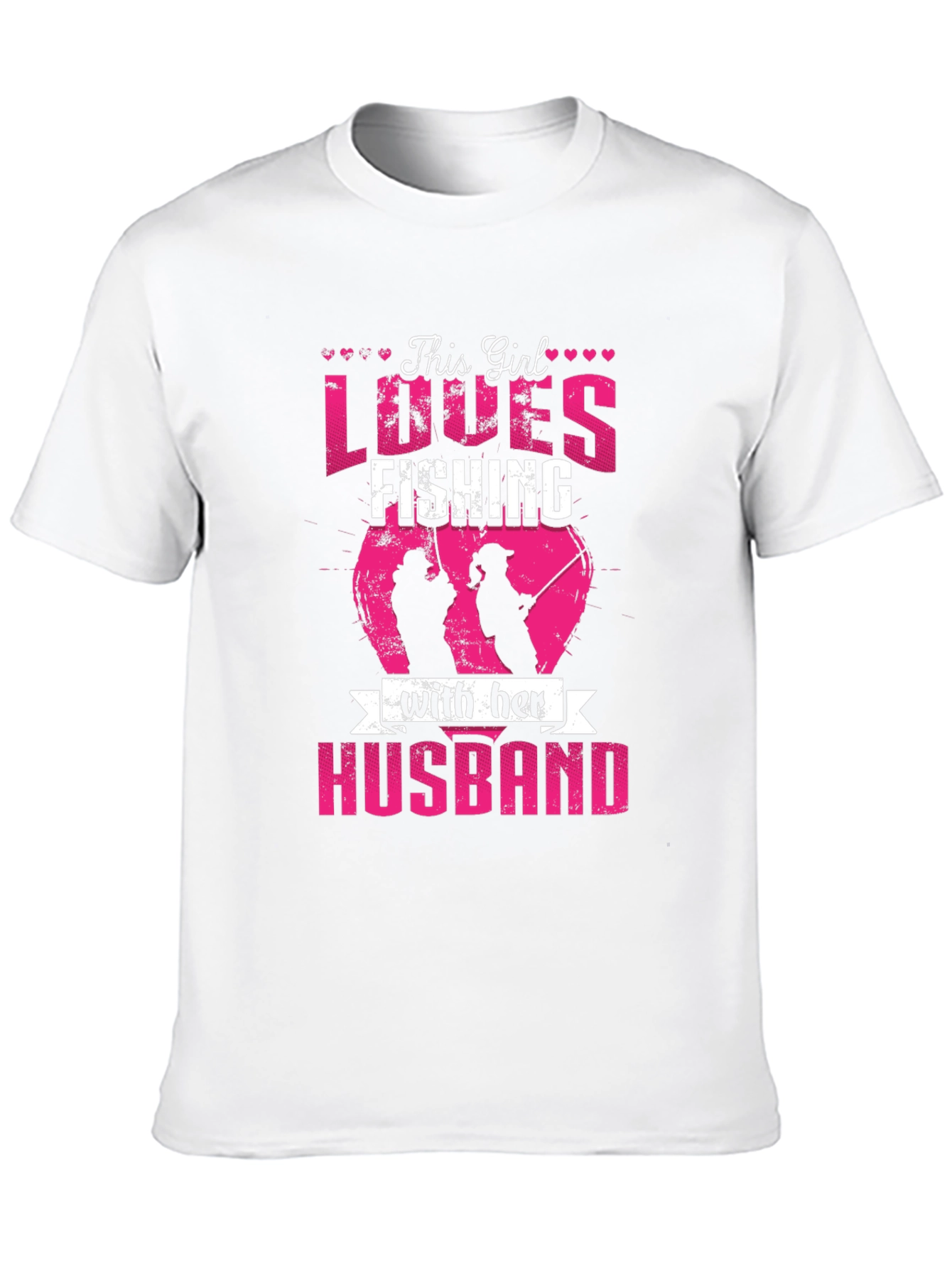This Girl Loves Fishing with Her Husband T-Shirt
