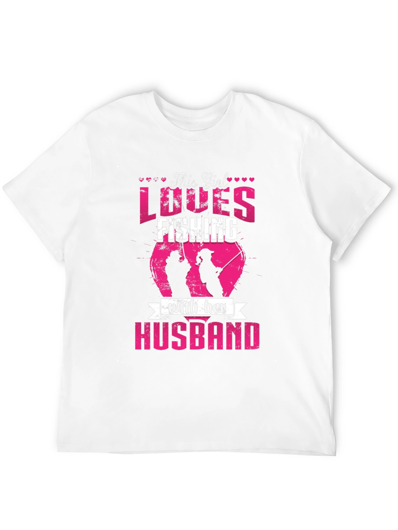 This Girl Loves Fishing with Her Husband T-Shirt
