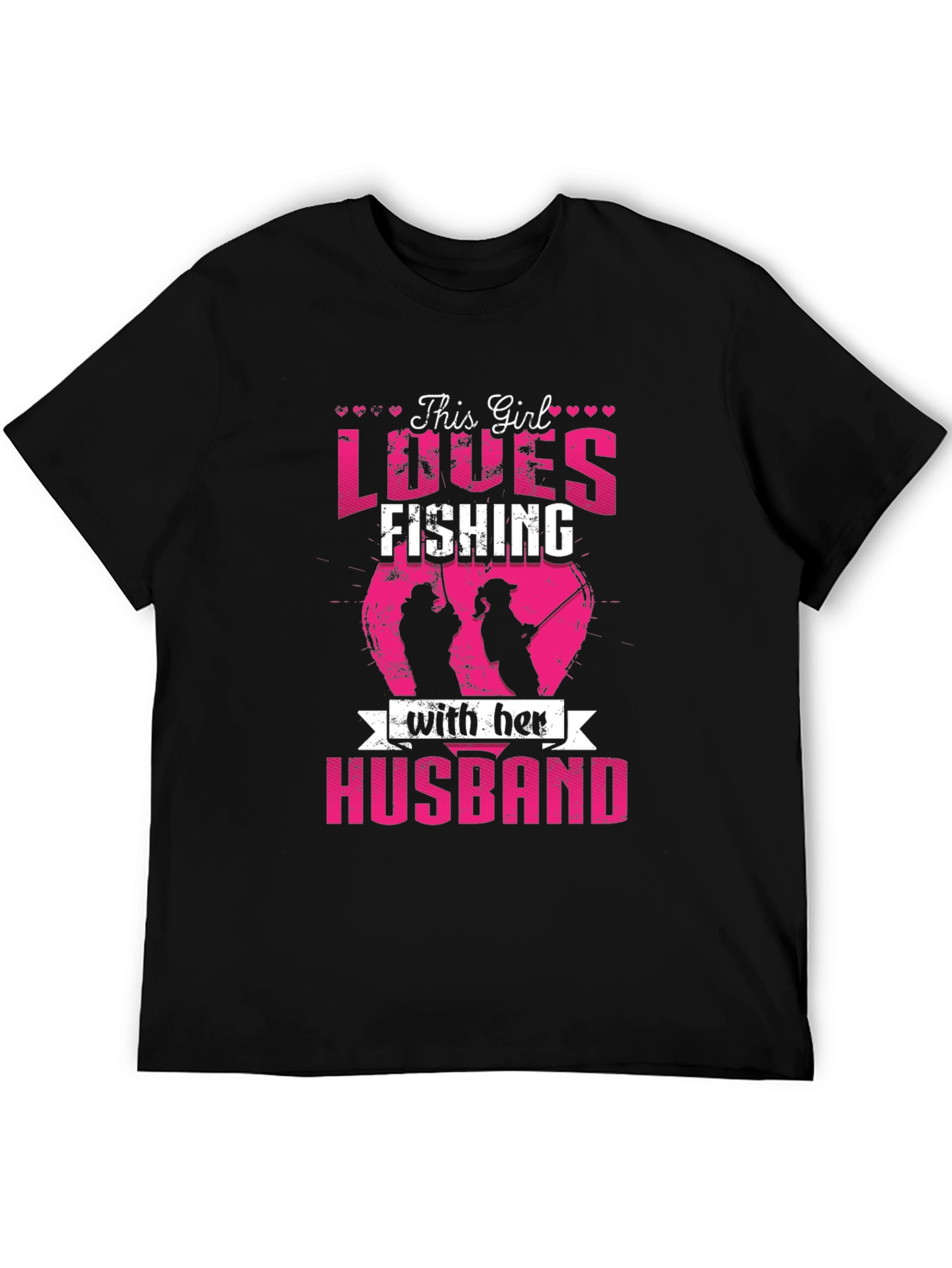 This Girl Loves Fishing with Her Husband T-Shirt