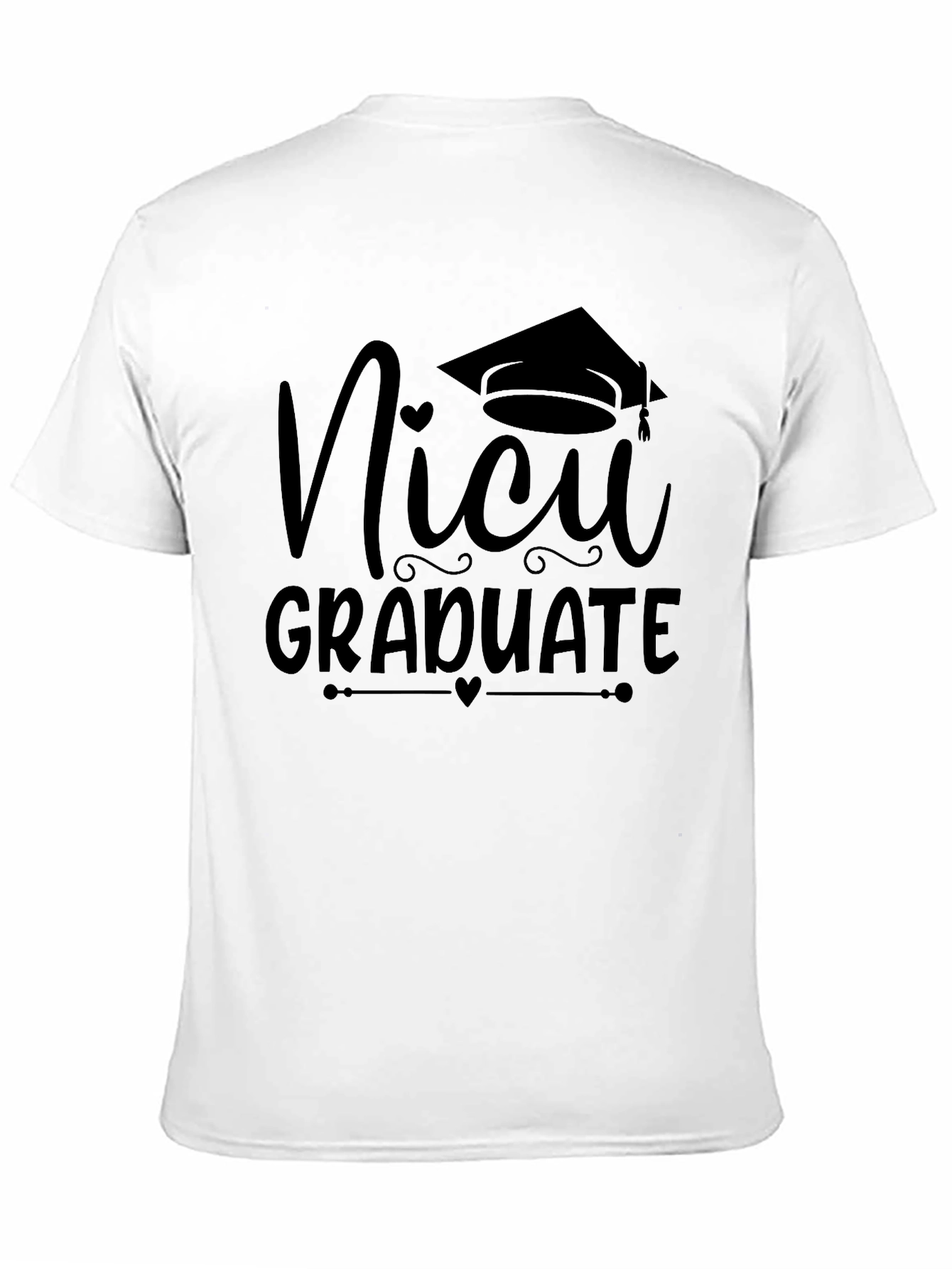 NICU Graduate Black T-Shirt