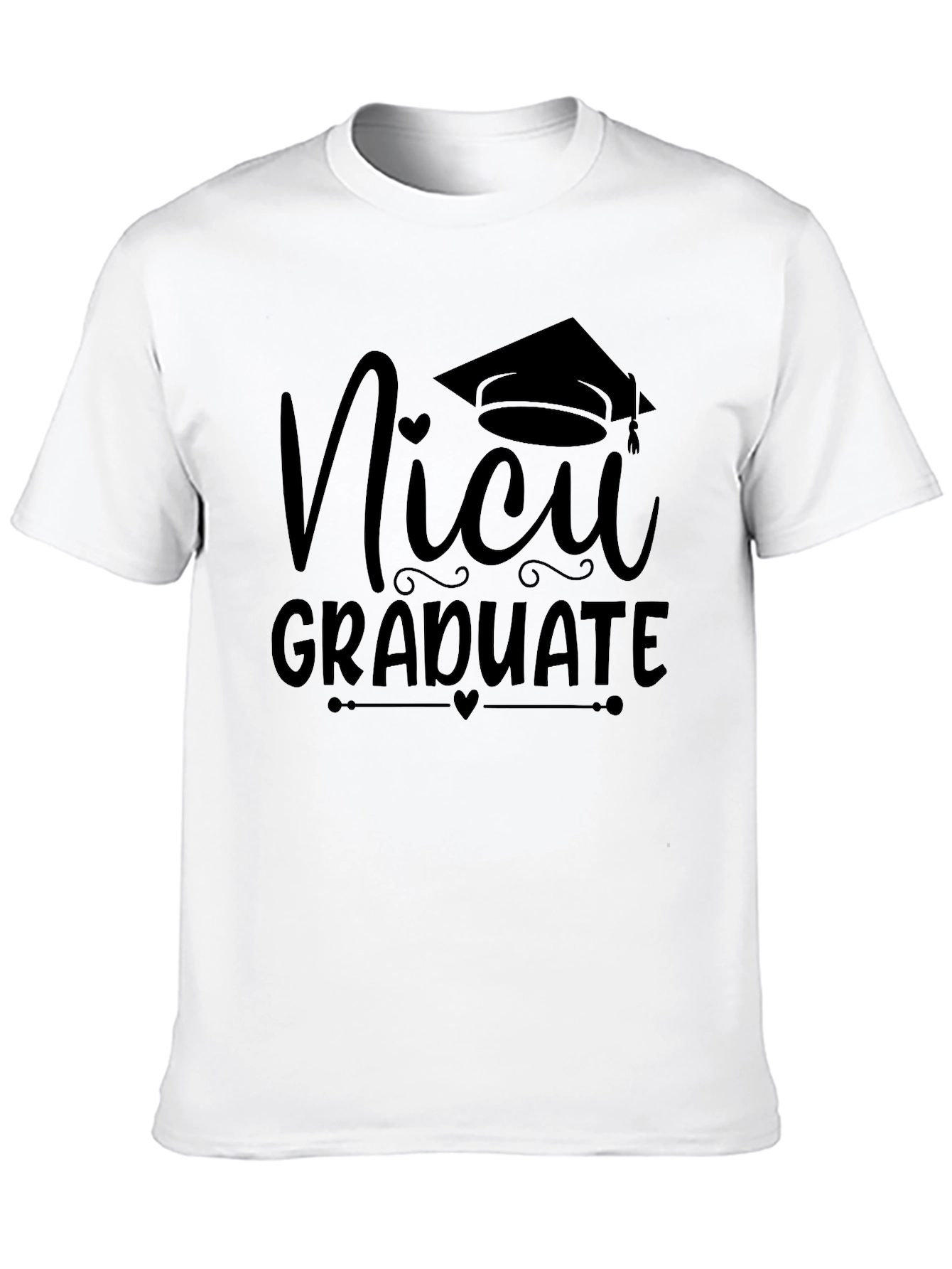 NICU Graduate Black T-Shirt