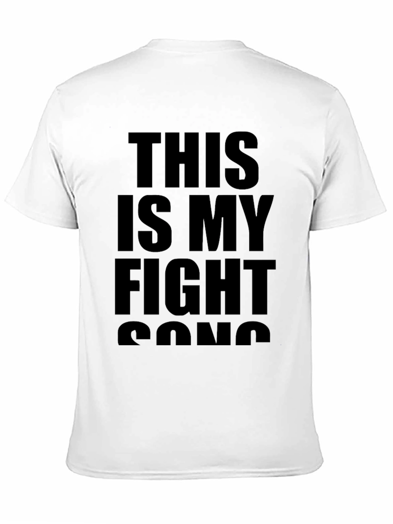 This Is My Fight Song Black T-Shirt