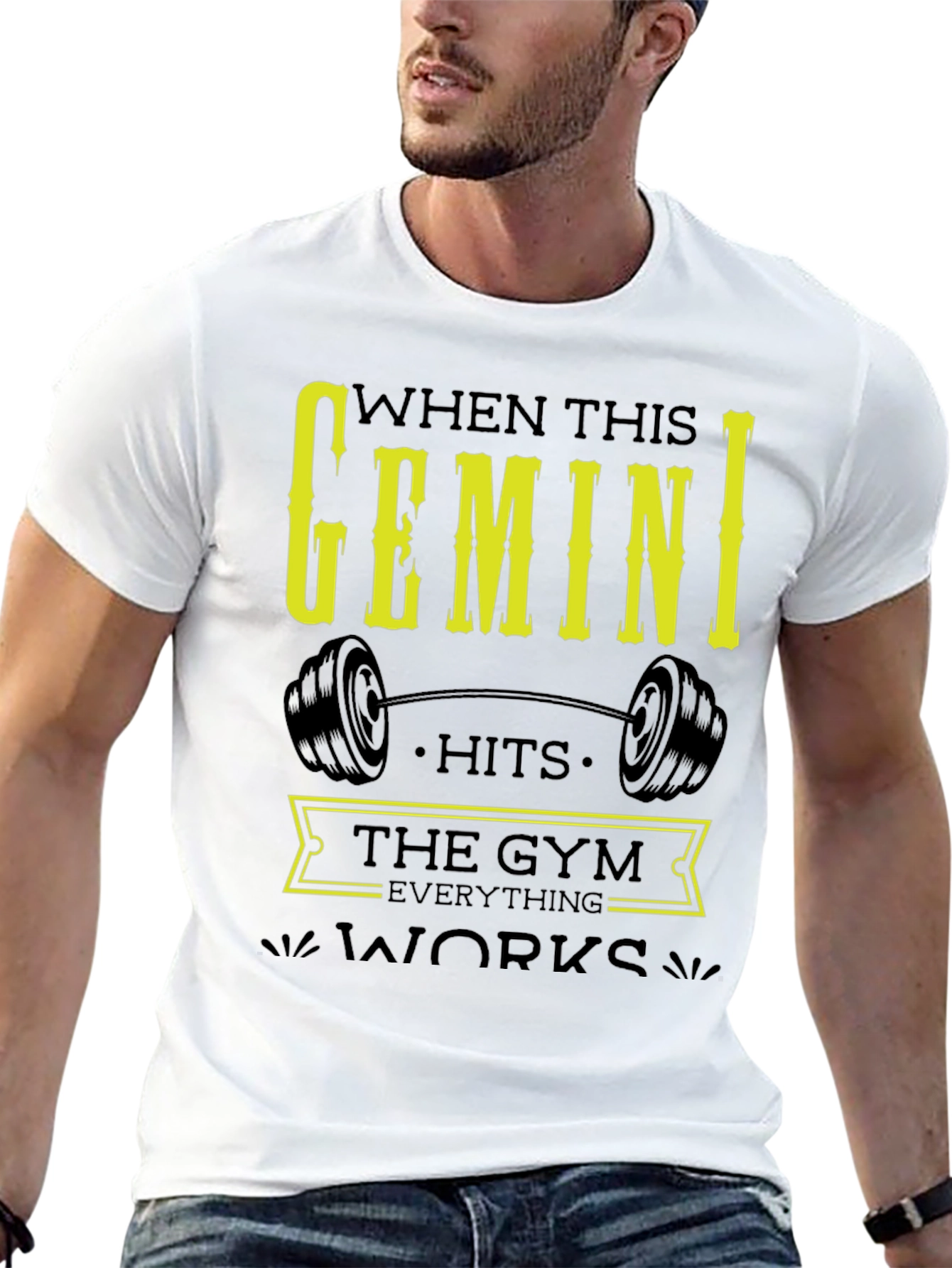 Gemini Gym T-Shirt - Zodiac Fitness Apparel