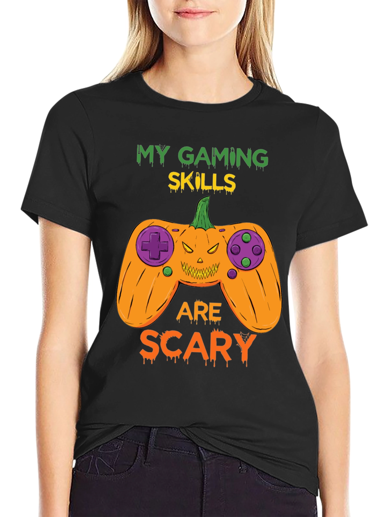 My Gaming Skills Are Scary Halloween T-Shirt