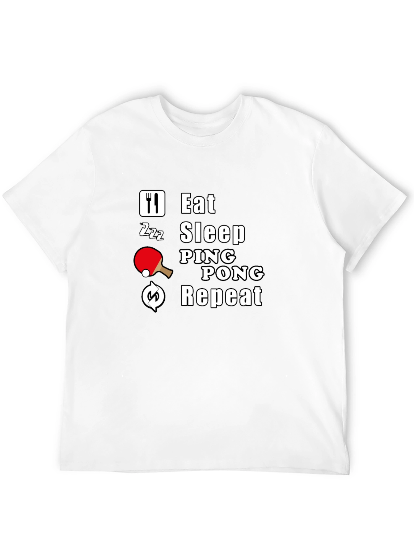 Eat Sleep Ping Pong Repeat T-Shirt