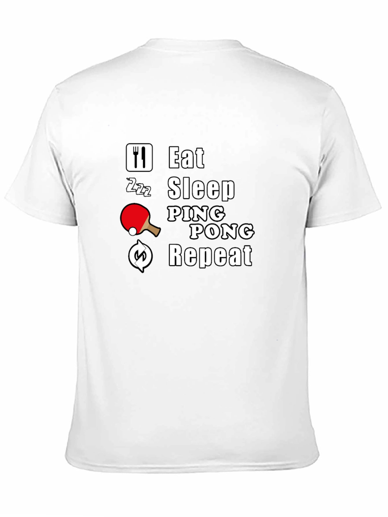 Eat Sleep Ping Pong Repeat T-Shirt