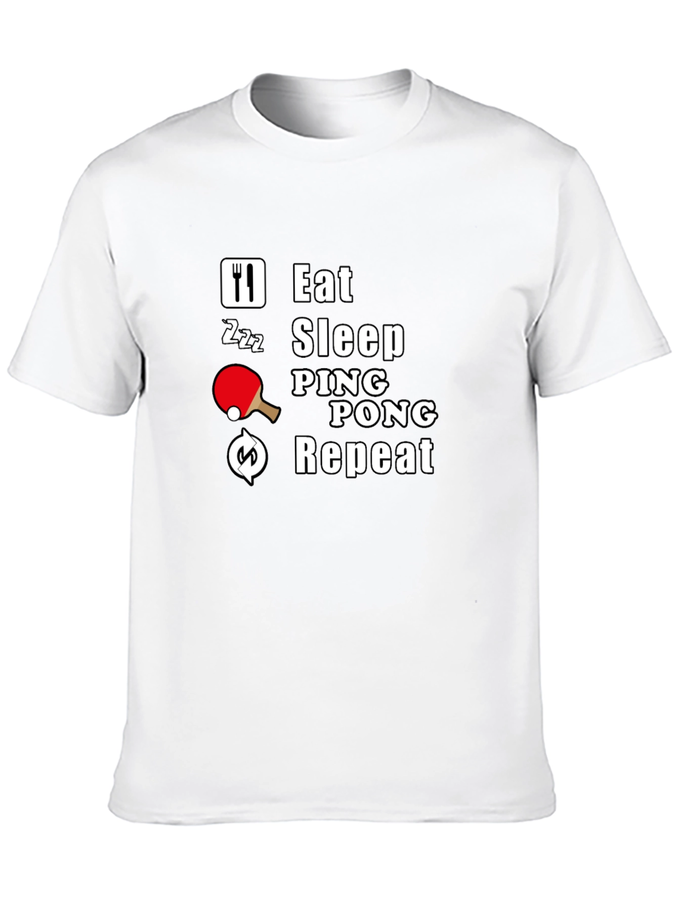 Eat Sleep Ping Pong Repeat T-Shirt