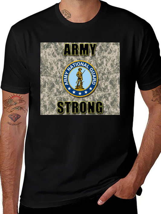 Army National Guard Strong Graphic T-Shirt