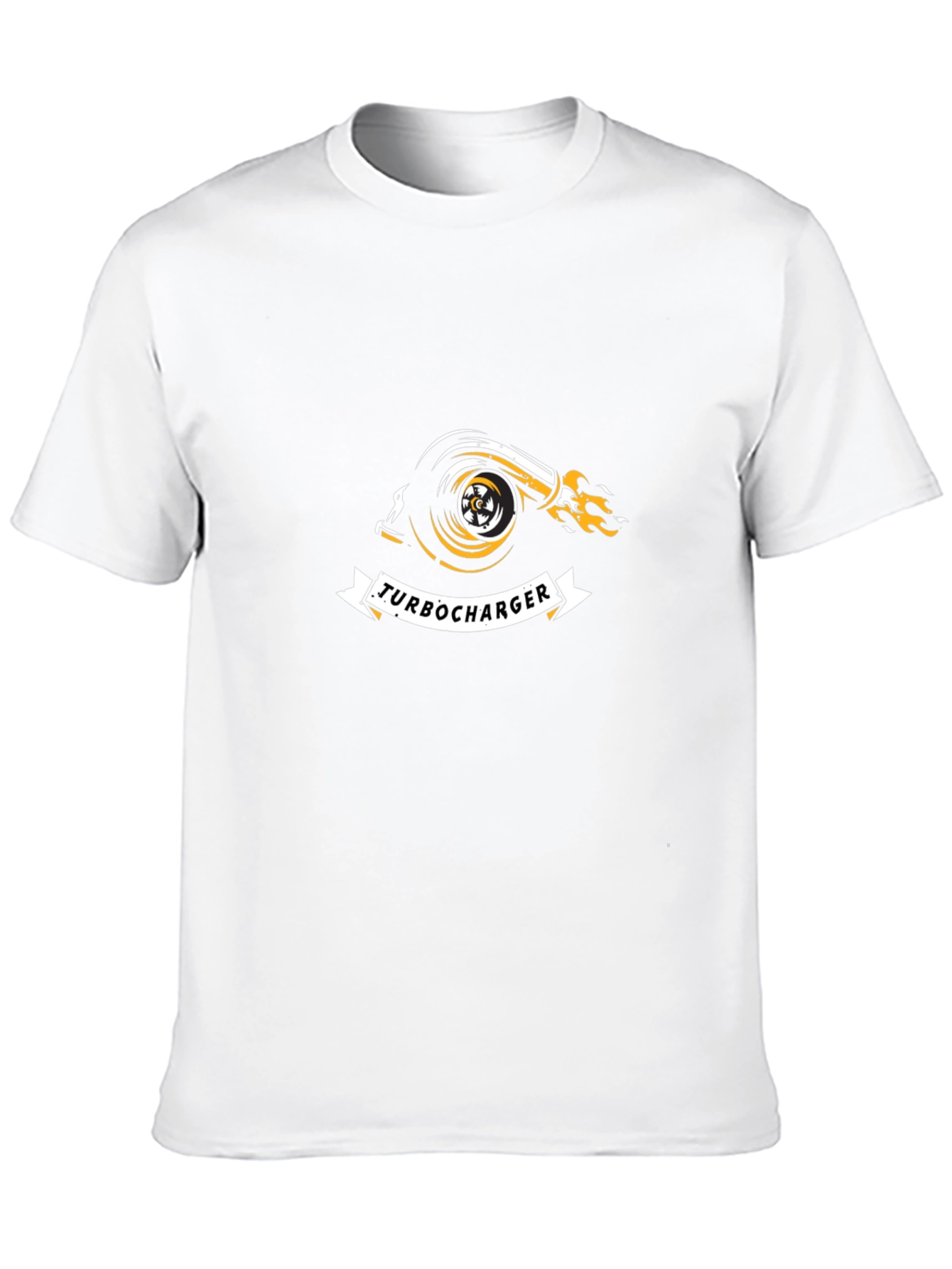 Turbocharger Graphic Tee - Black Cotton Blend