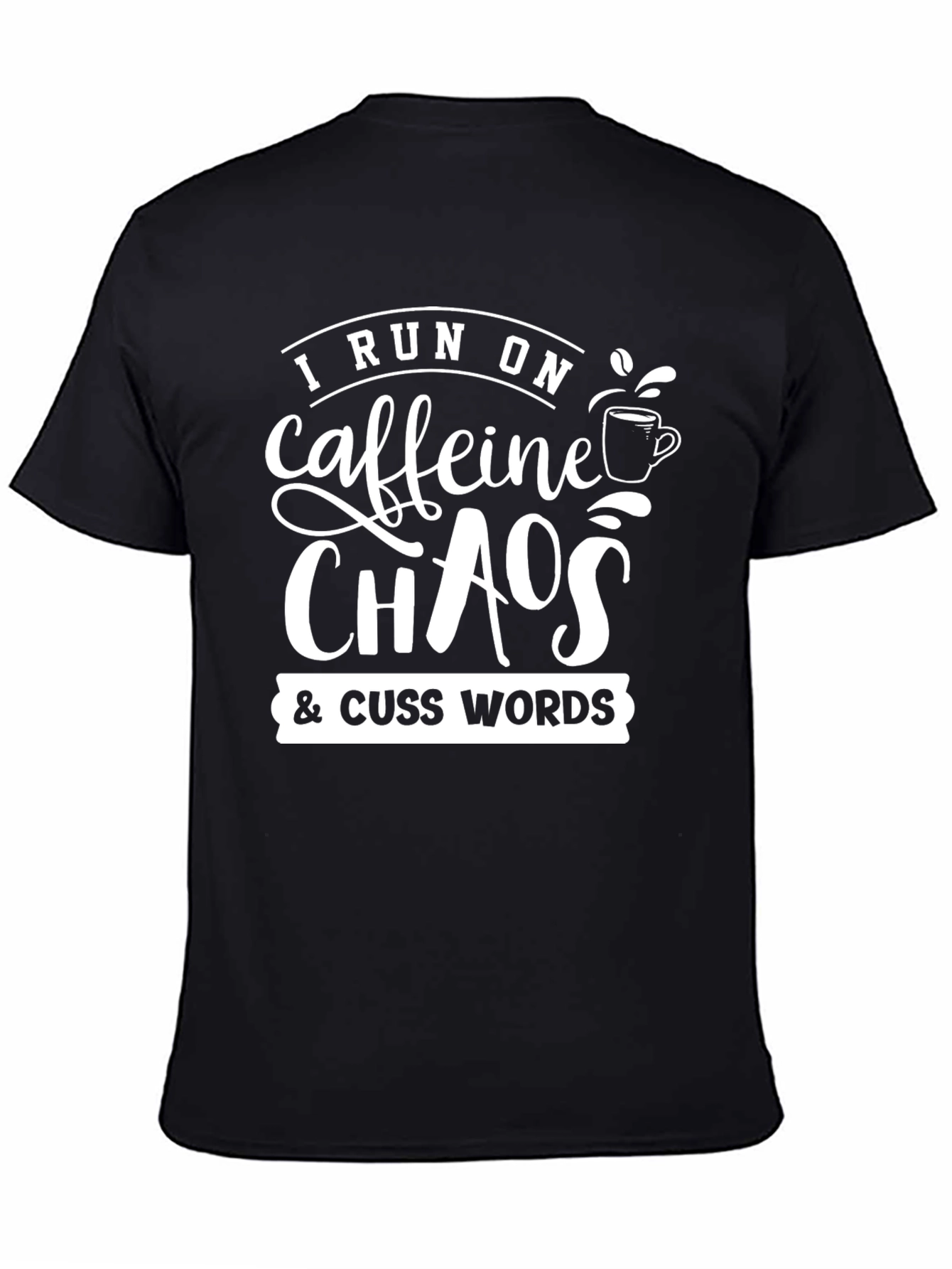 Caffeine Chaos T-Shirt - Funny Graphic Tee