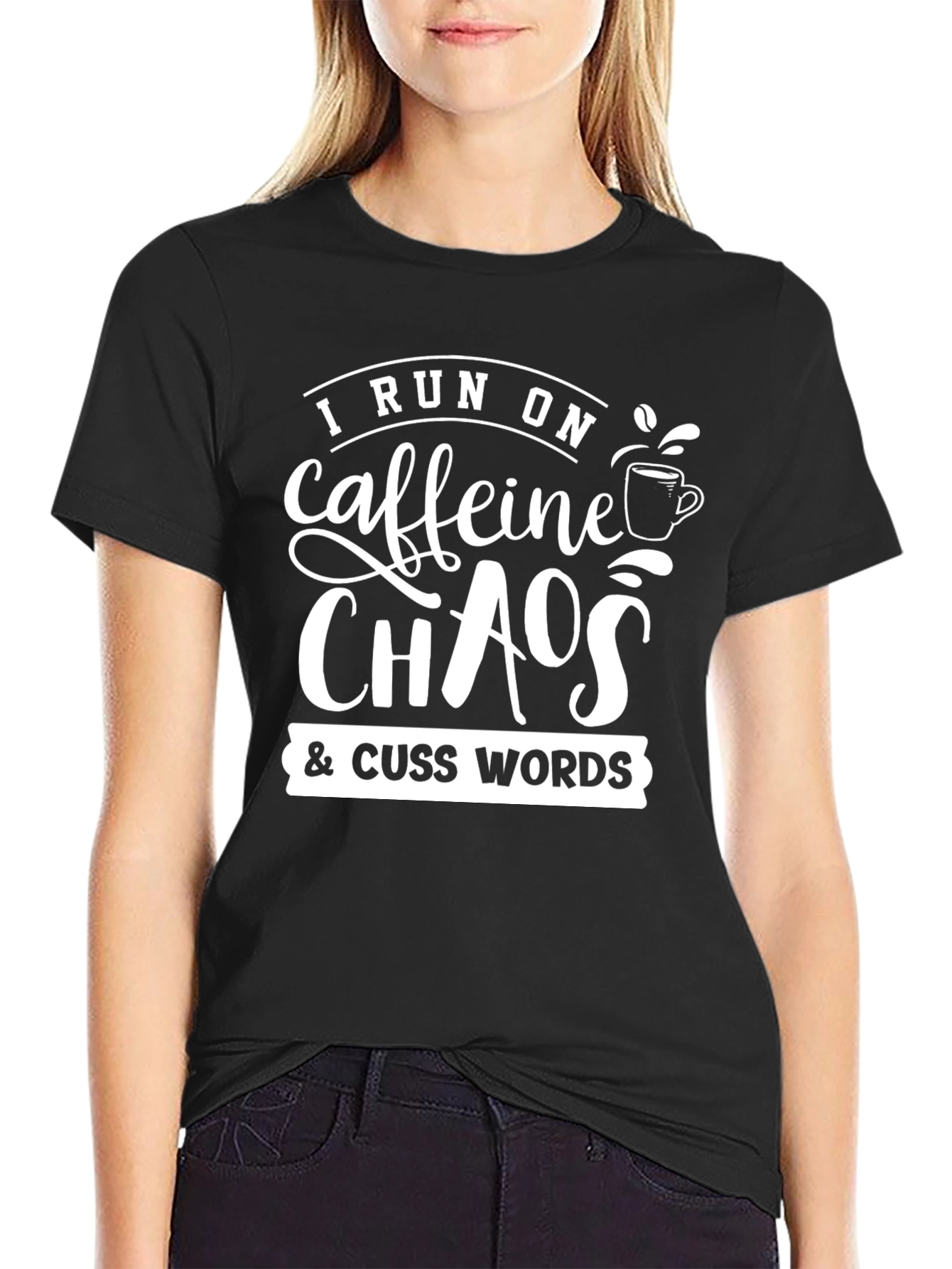 Caffeine Chaos T-Shirt - Funny Graphic Tee